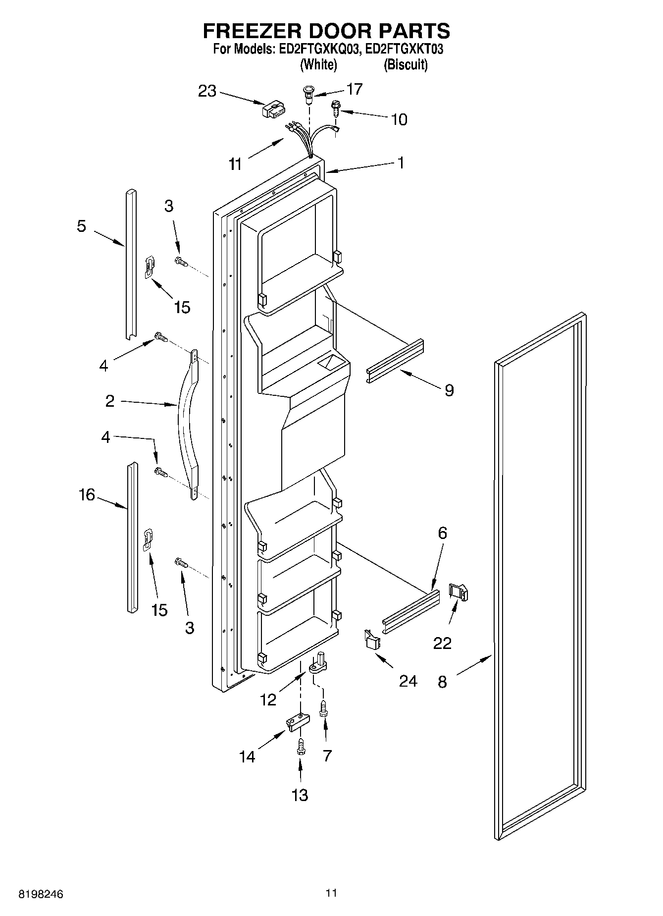 07 - FREEZER DOOR