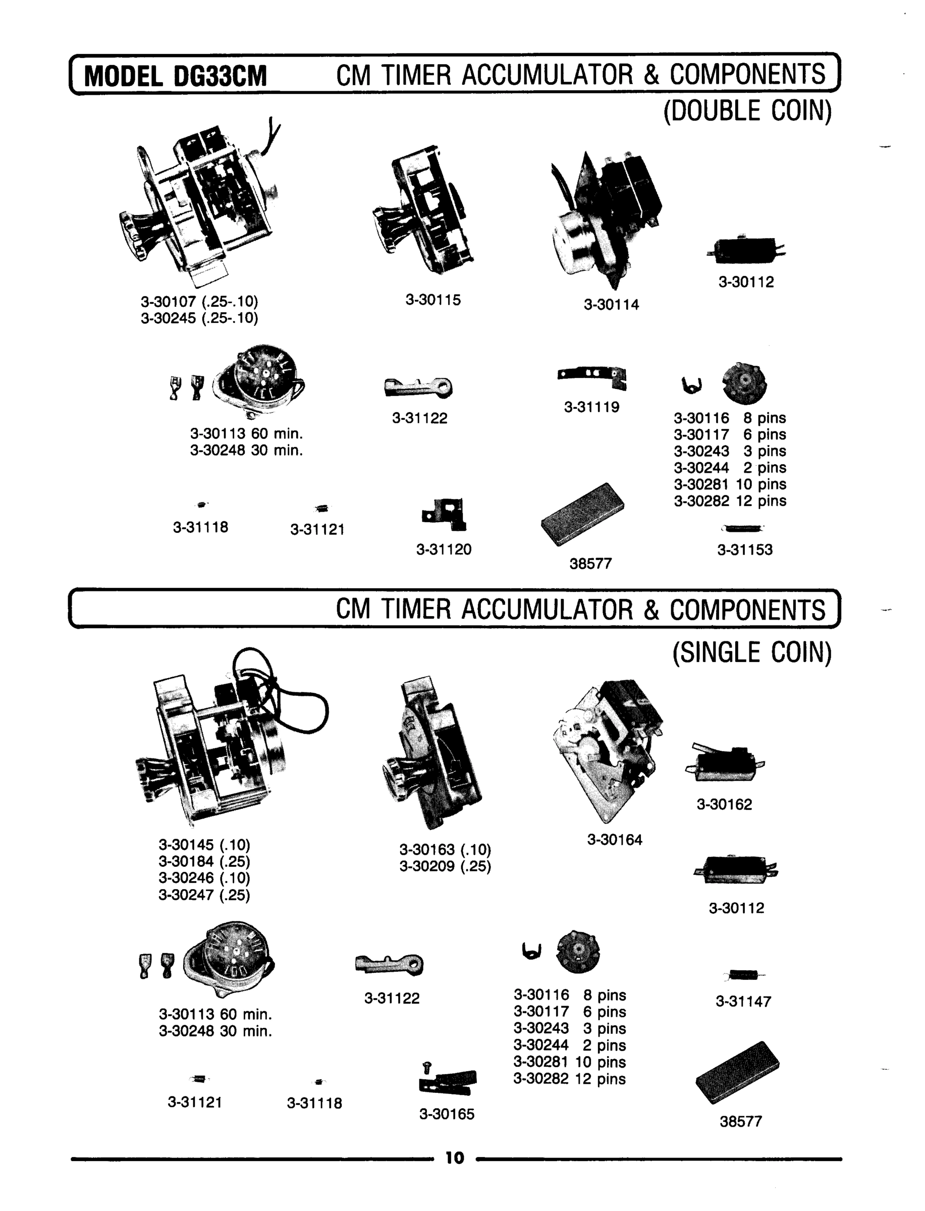 15 - TIMER ACCUMULATOR & COMP. (SINGLE COIN)