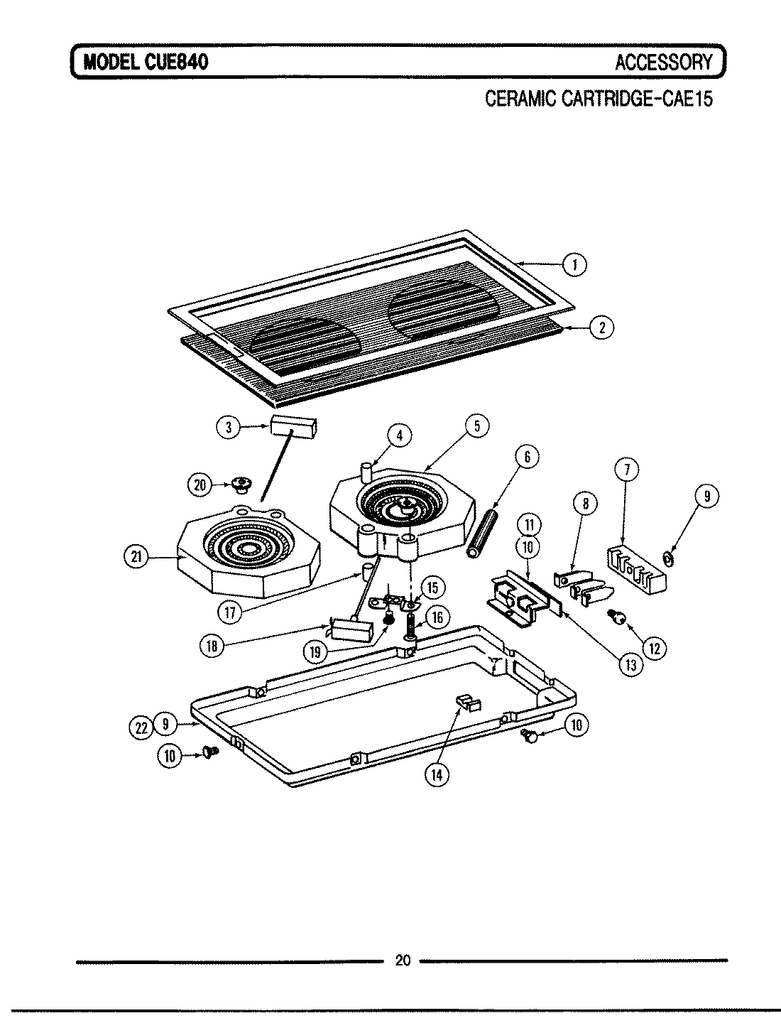 04 - CERAMIC CARTRIDGE (CAE15)