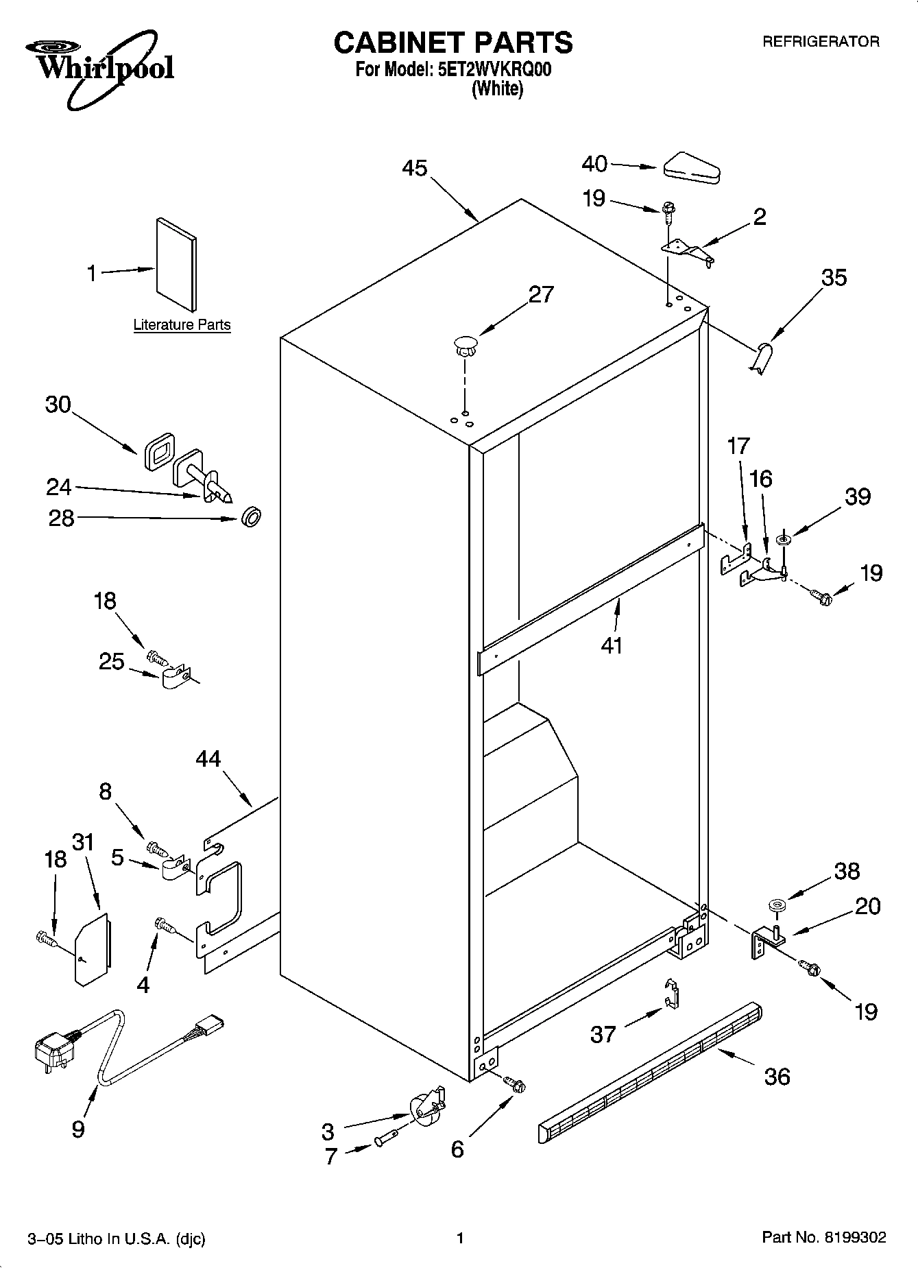 01 - CABINET PARTS