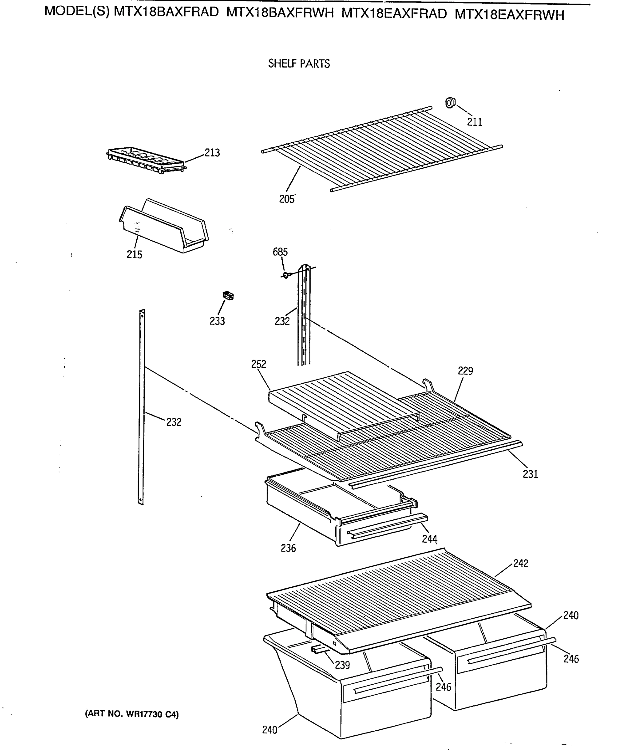 SHELF PARTS