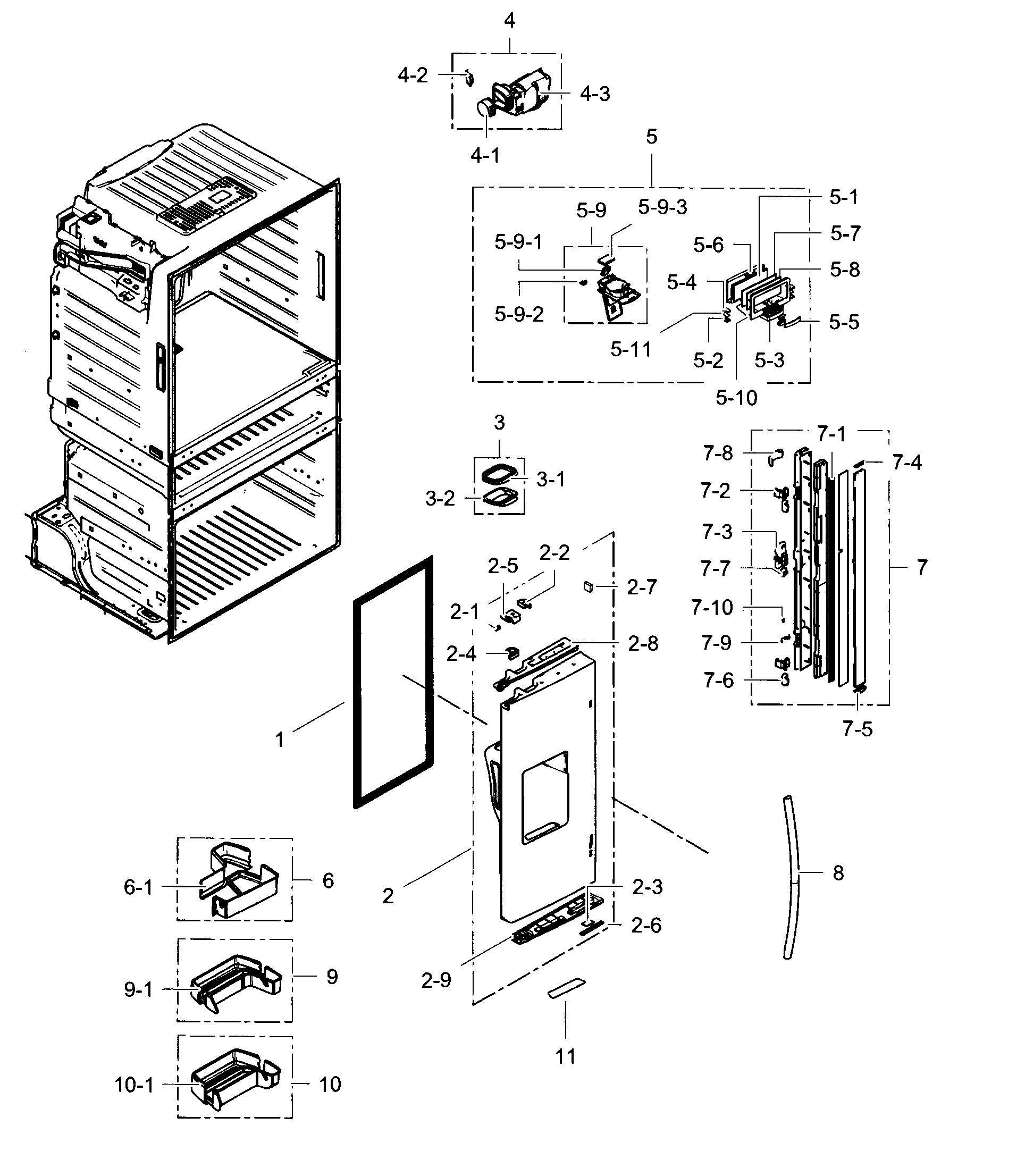 Refrigerator Door L