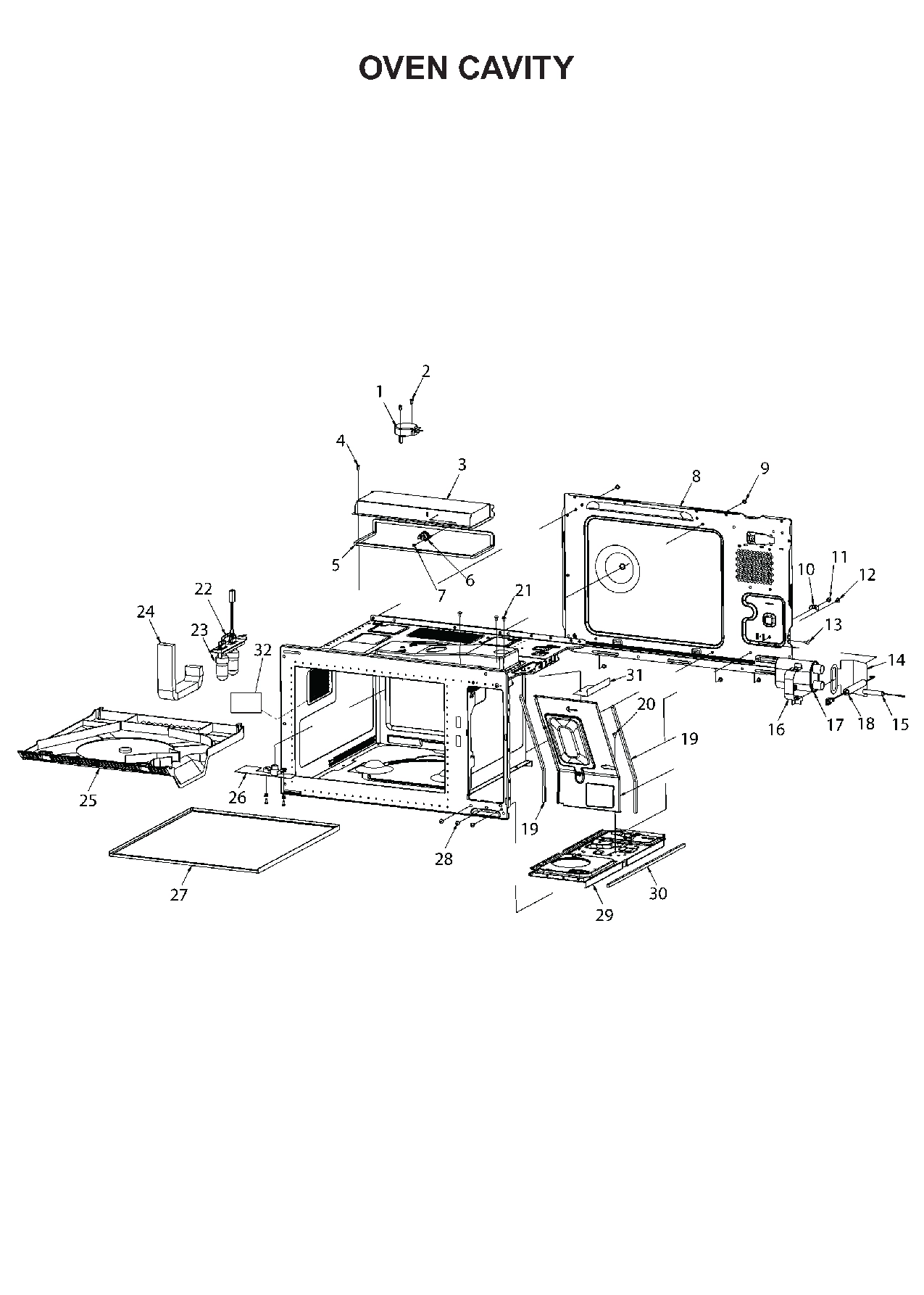 OVEN CAVITY