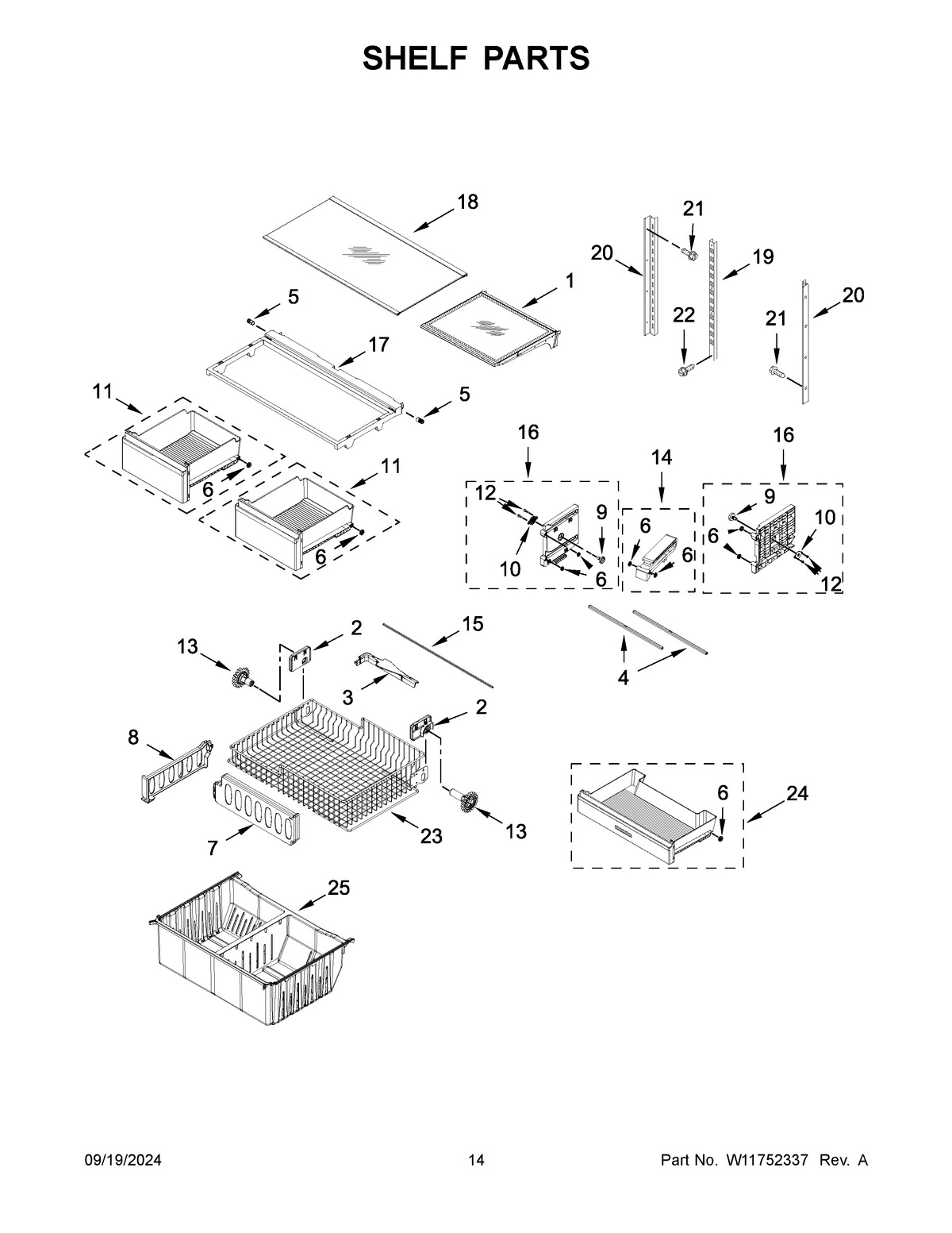 08 - SHELF PARTS