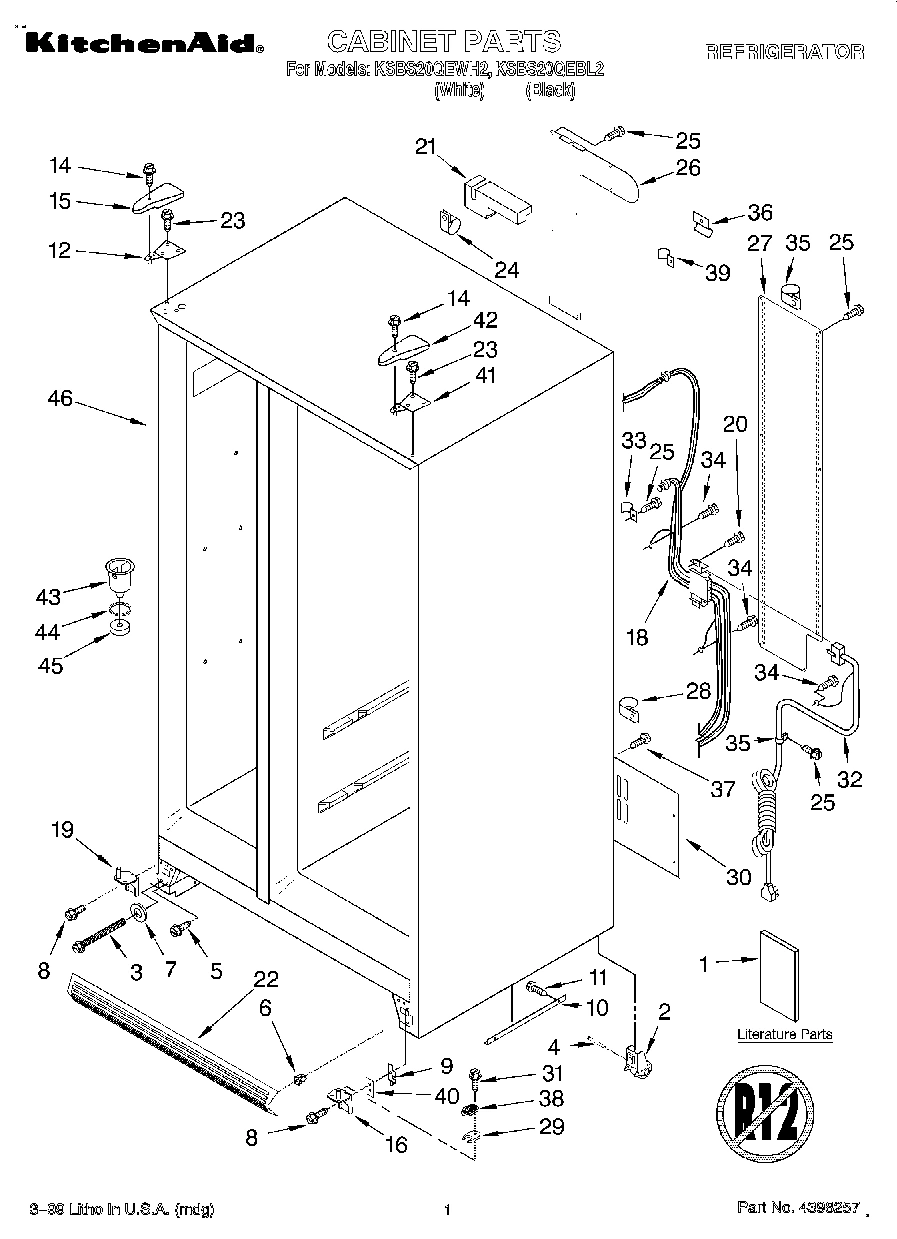 01 - CABINET, LITERATURE