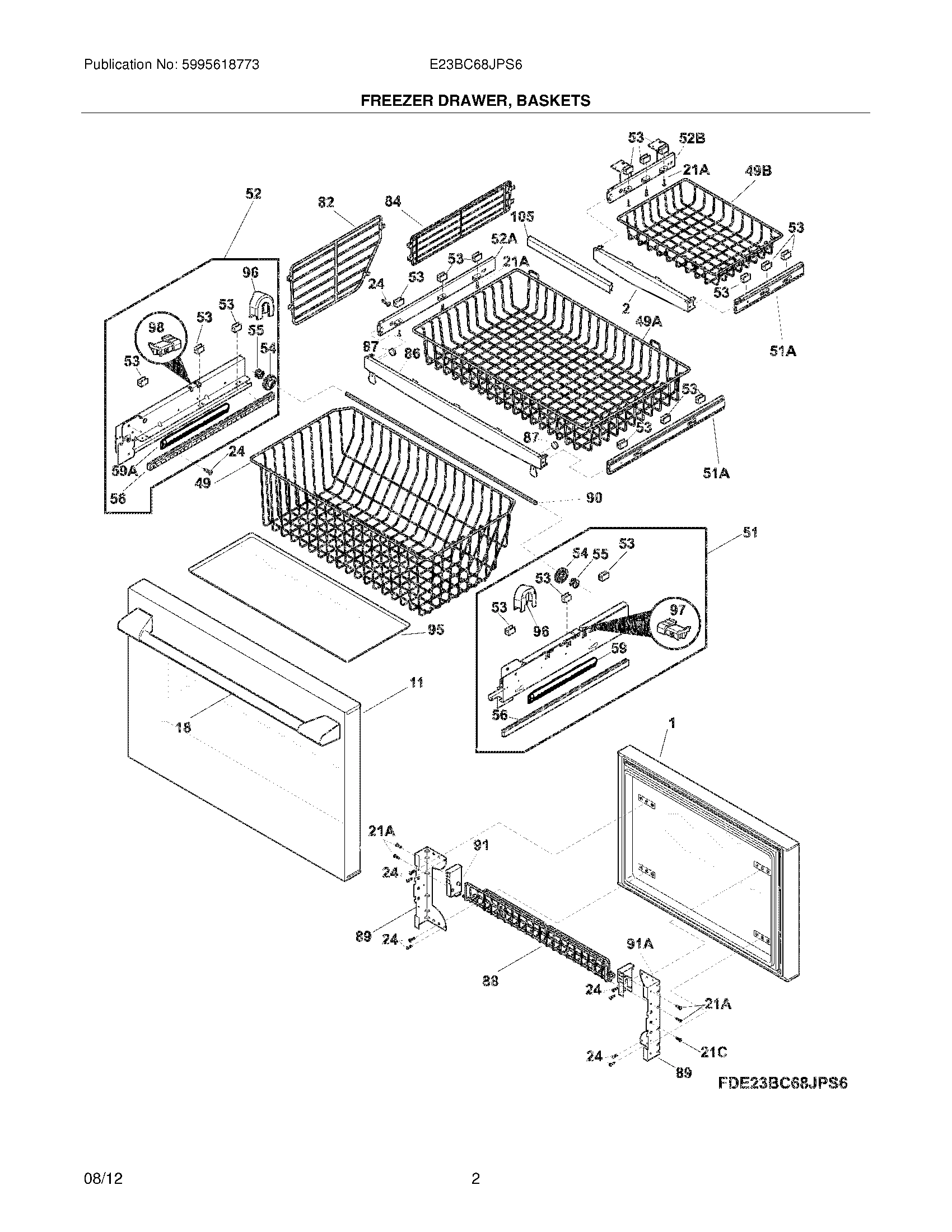 03 - FREEZER DRAWER, BASKETS