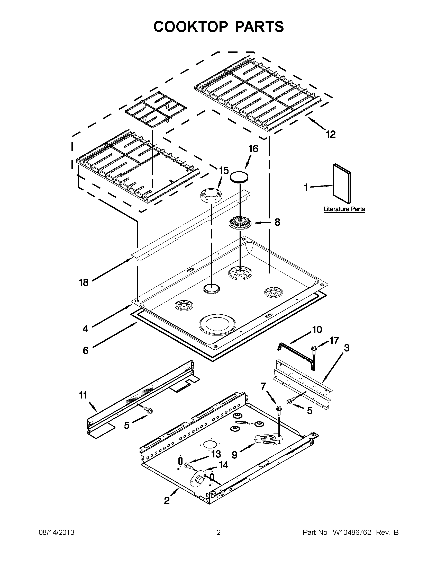 01 - COOKTOP PARTS