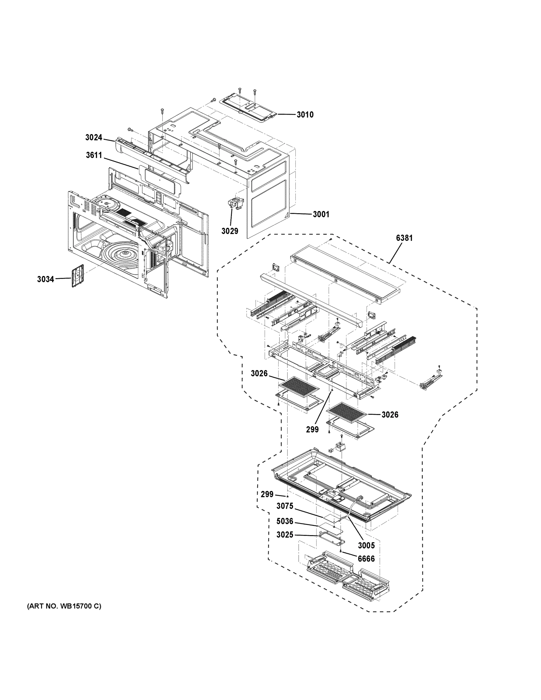 OVEN CAVITY PARTS