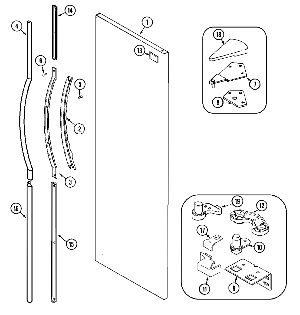09 - FRESH FOOD OUTER DOOR (GS2126PADB REV10)