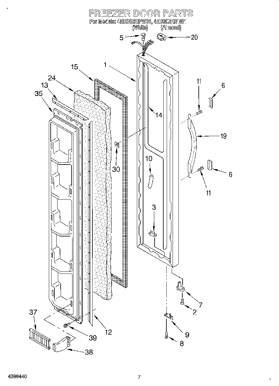 05 - FREEZER DOOR