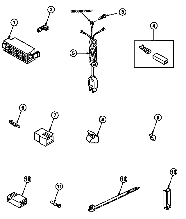 16 - POWER CORD AND TERMINALS