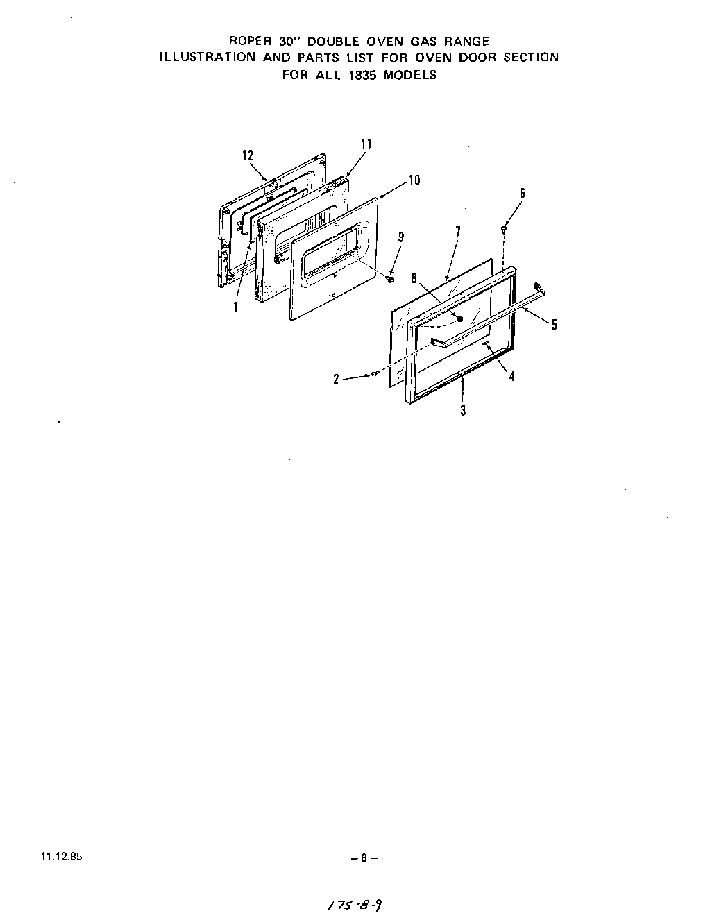 07 - OVEN DOOR