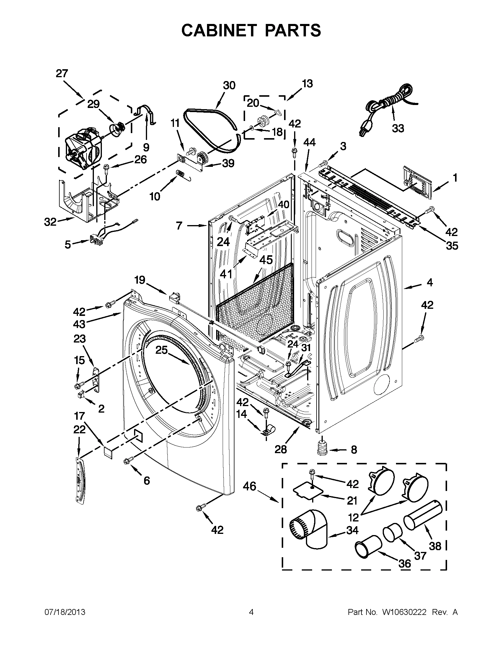 02 - CABINET PARTS