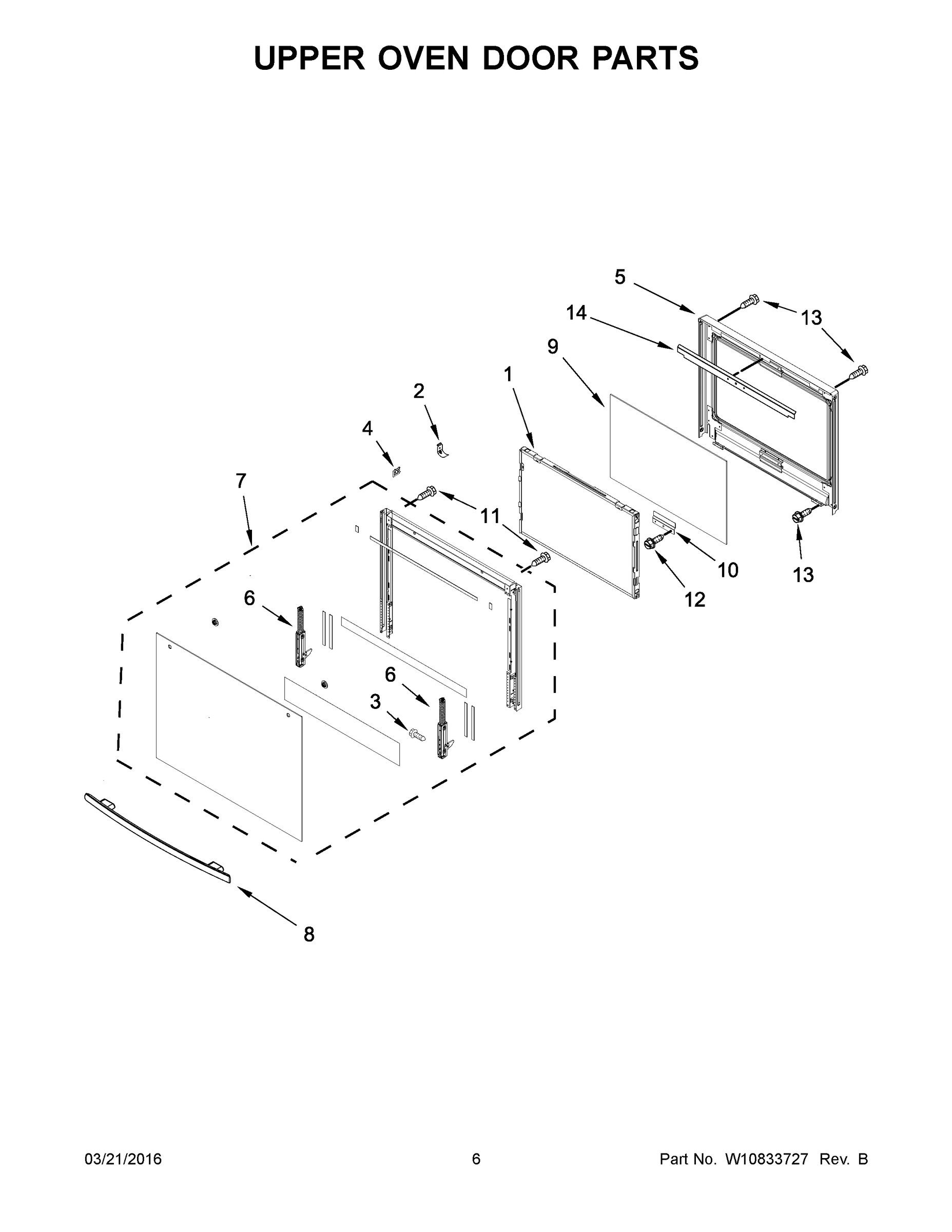 04 - UPPER OVEN DOOR PARTS