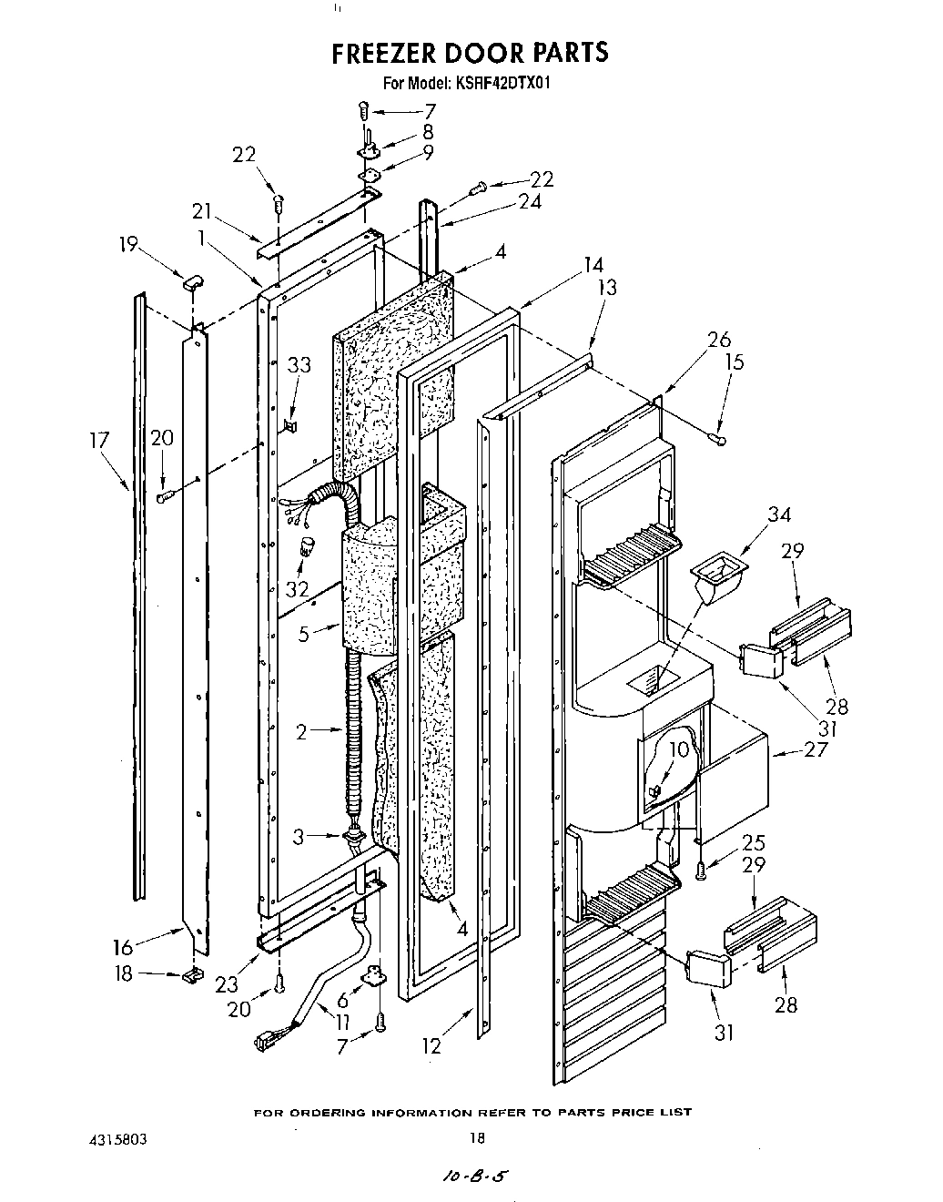 12 - FREEZER DOOR