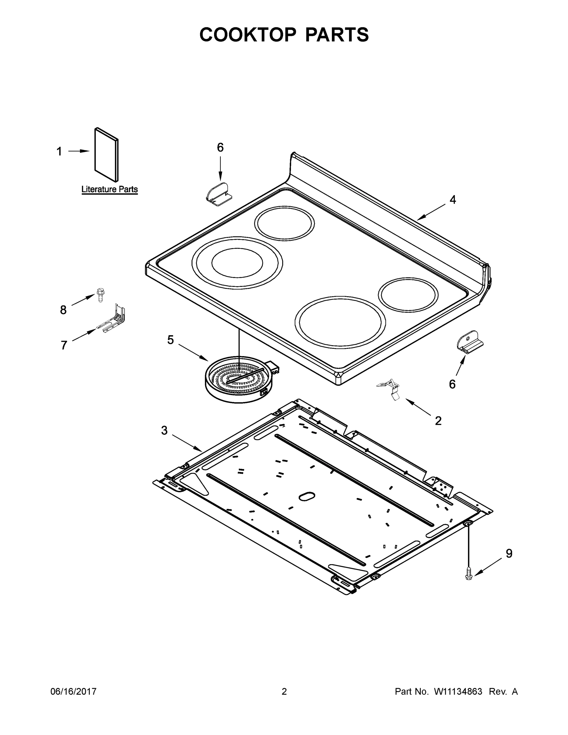 02 - COOKTOP PARTS