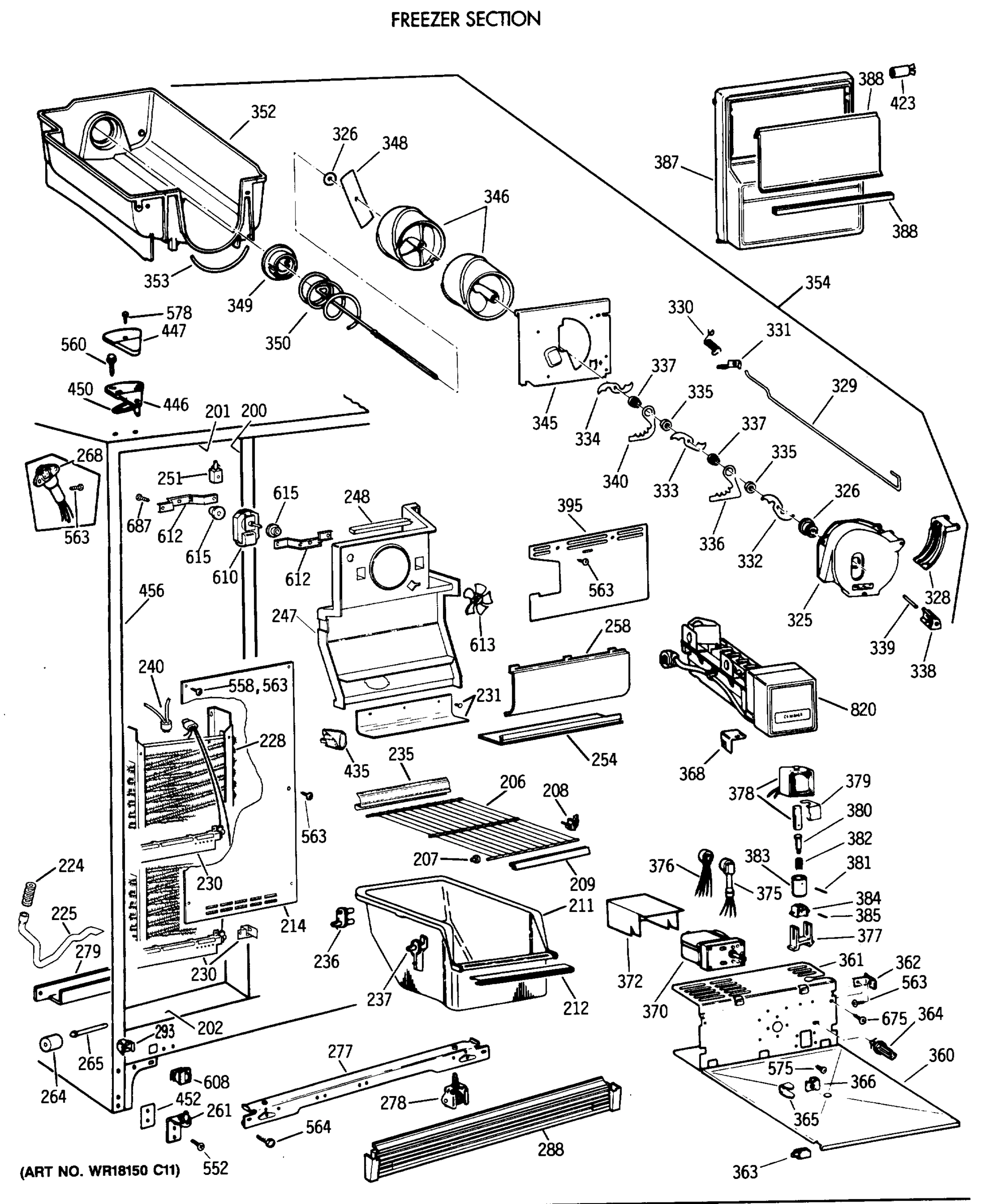 FREEZER SECTION