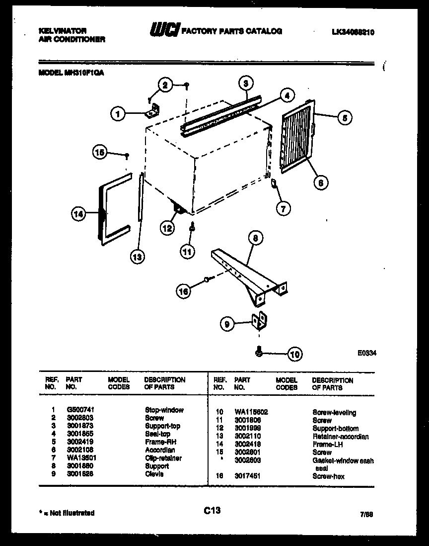 06 - CABINET AND INSTALLATION PARTS