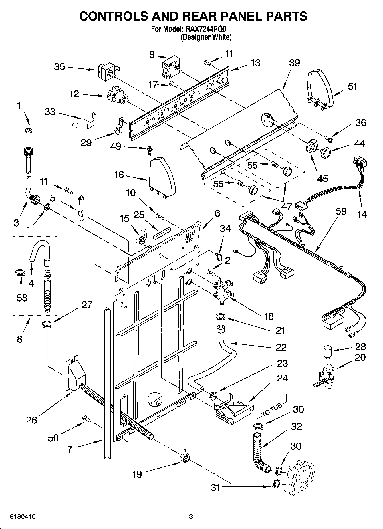 02 - CONTROL AND REAR PANEL PARTS
