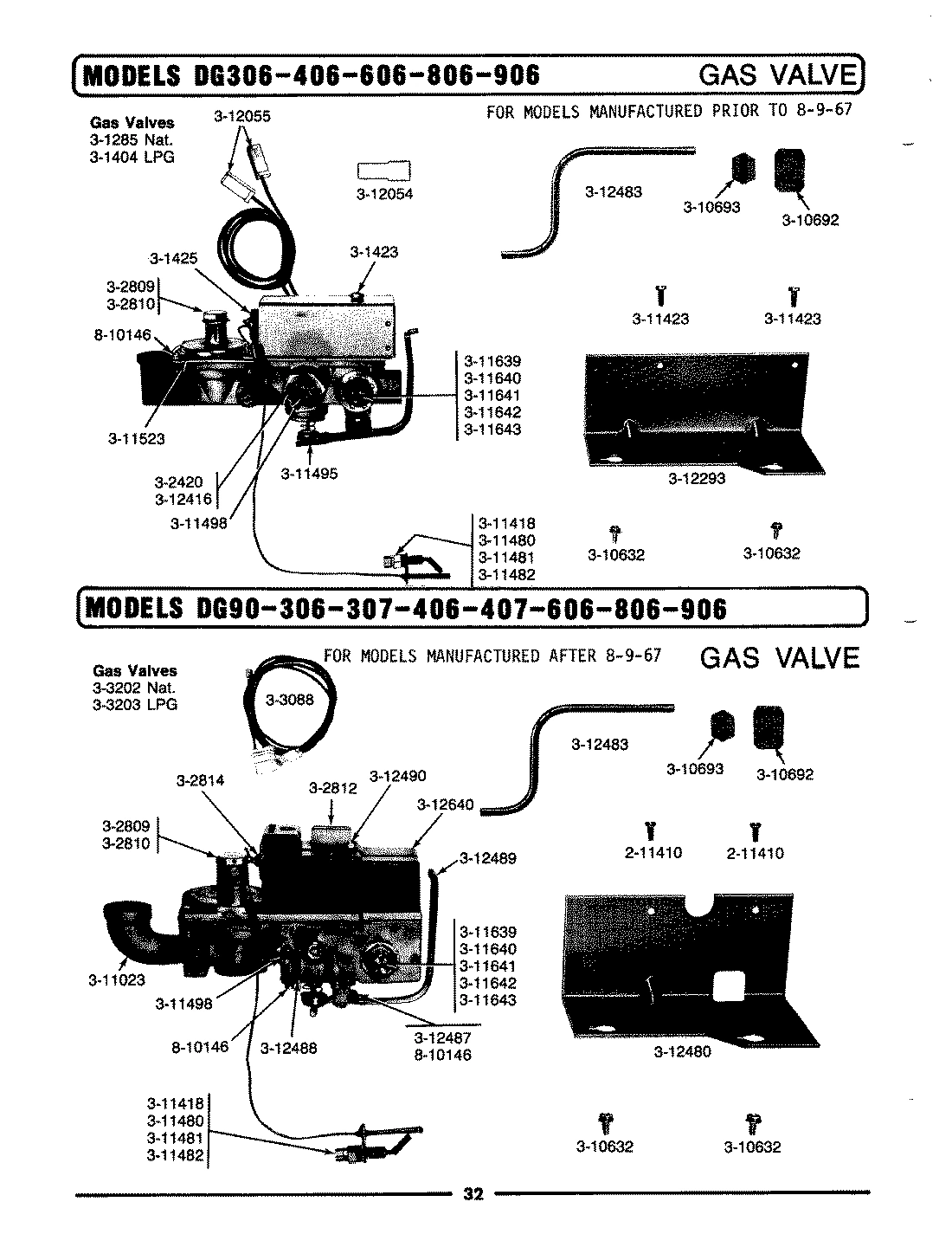 08 - GAS VALVE (AFTER 8-9-67)