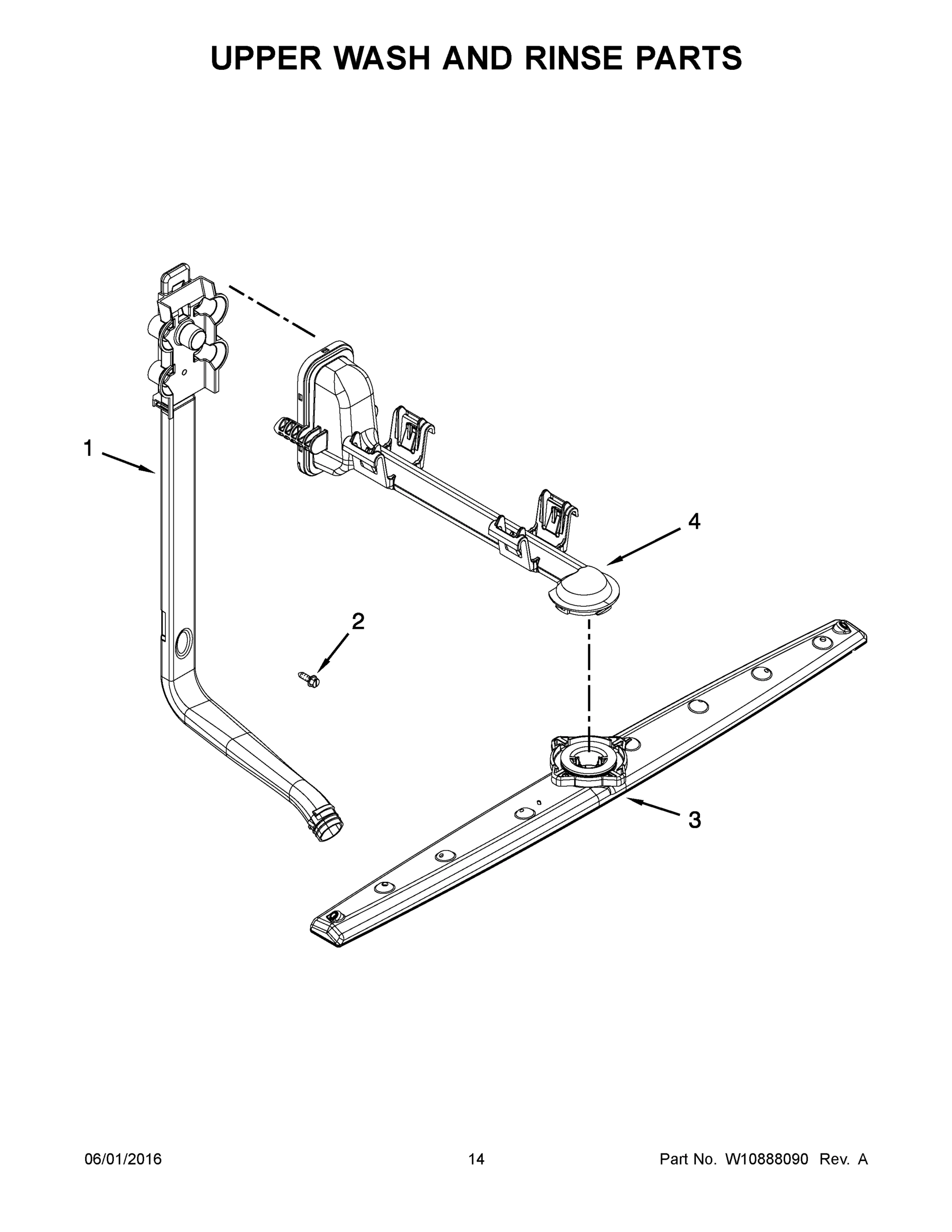 08 - UPPER WASH AND RINSE PARTS