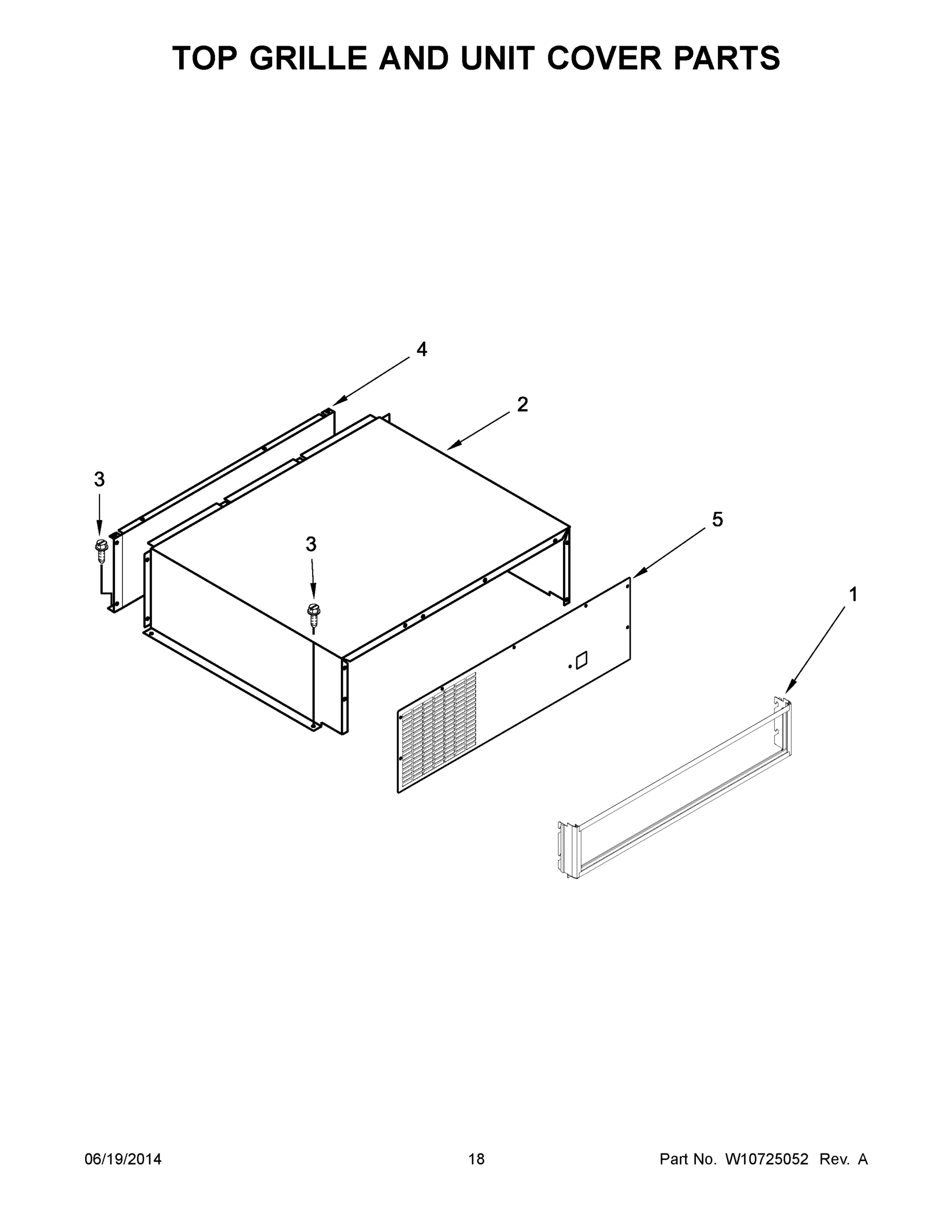 10 - TOP GRILLE AND UNIT COVER PARTS