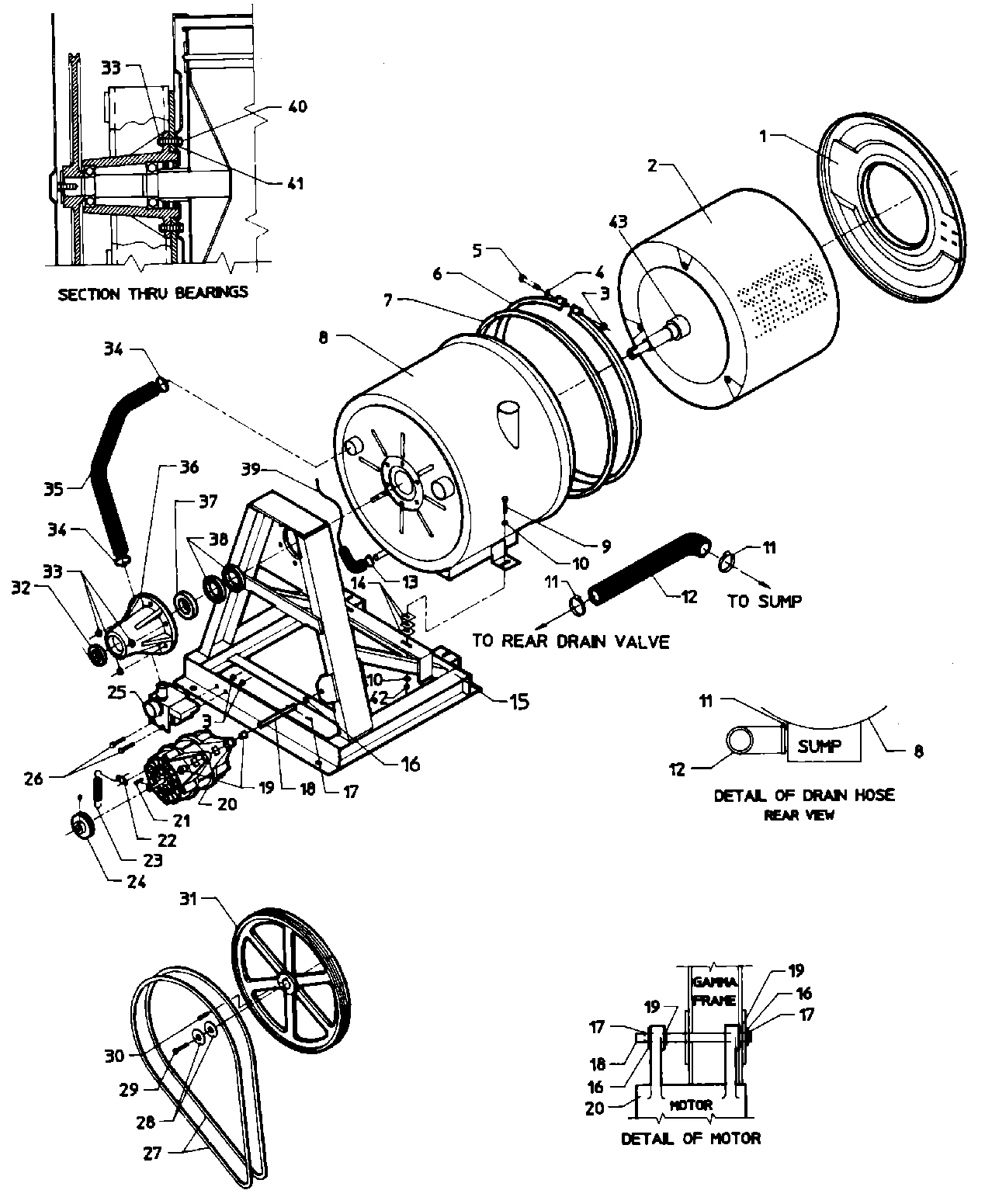 10 - MAIN EXPLODED VIEW (SUB ASSY. AT50)