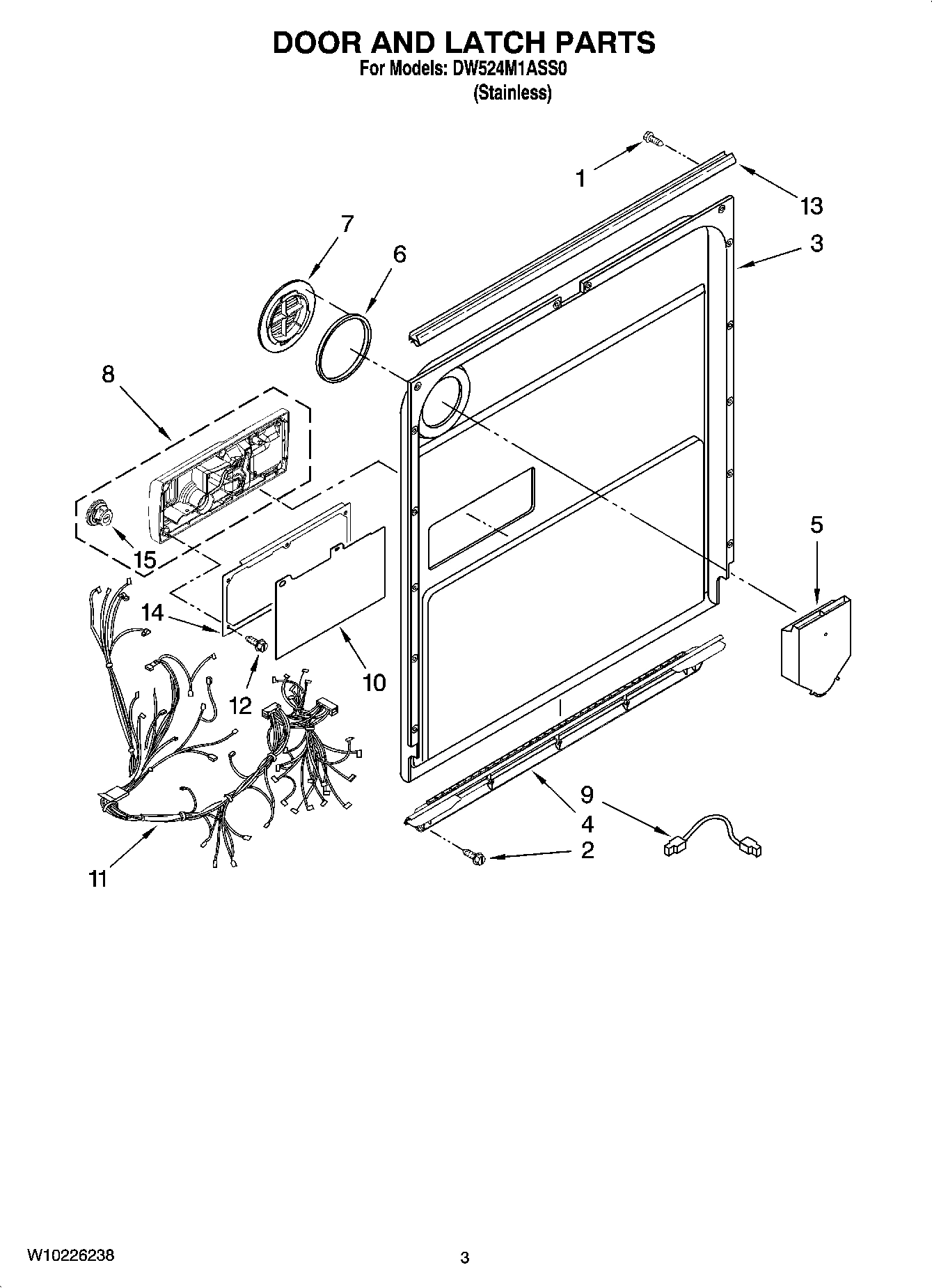 03 - DOOR AND LATCH PARTS