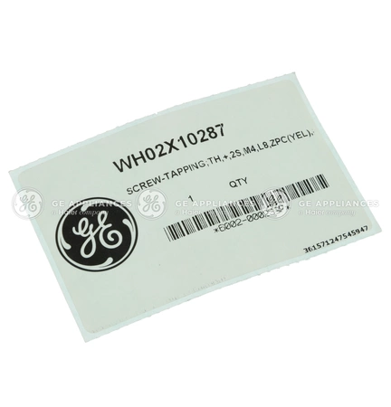 WH02X10287 GE Screw Back Cover M4 x 8