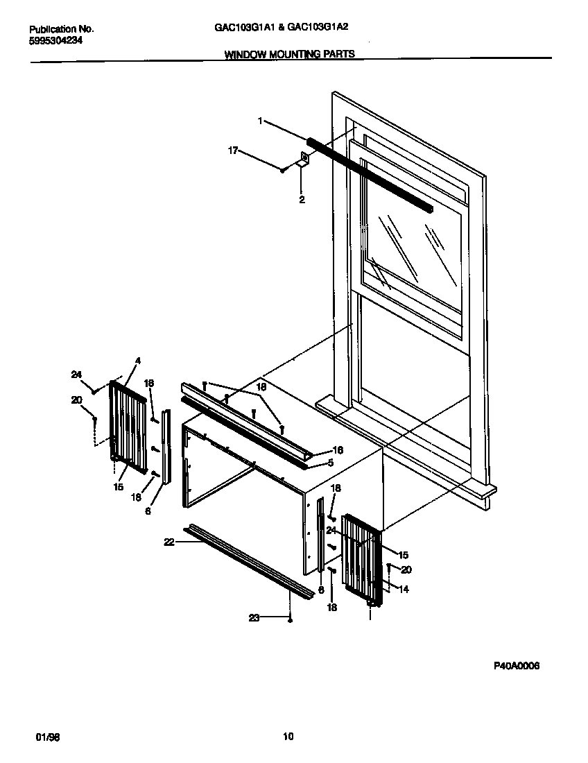 06 - WINDOW MOUNTING PARTS