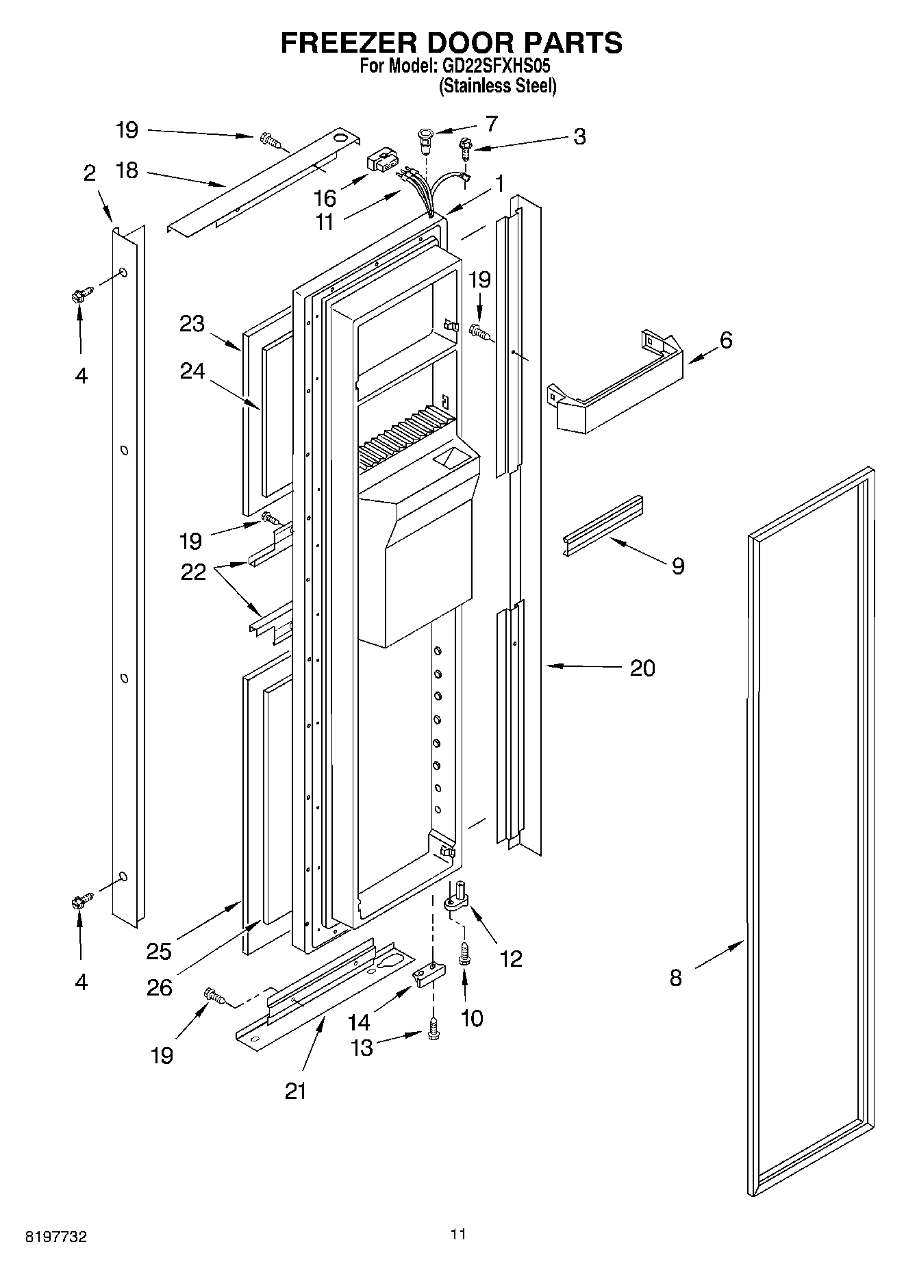 08 - FREEZER DOOR