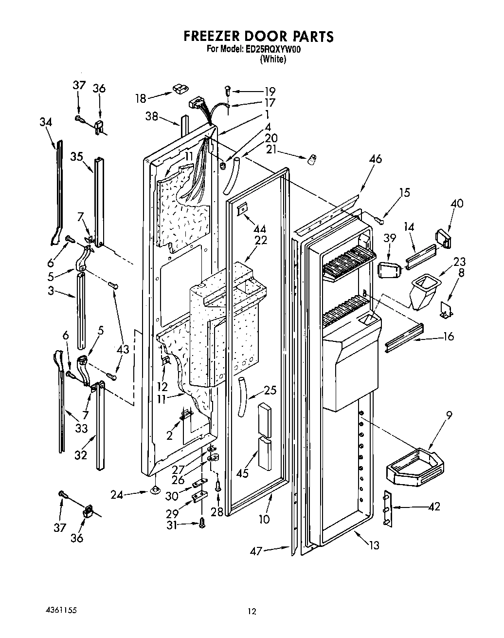 08 - FREEZER DOOR
