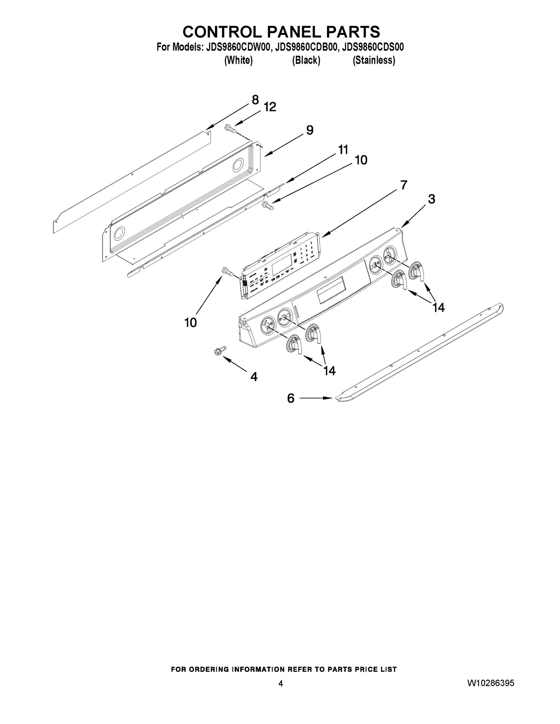 03 - CONTROL PANEL PARTS