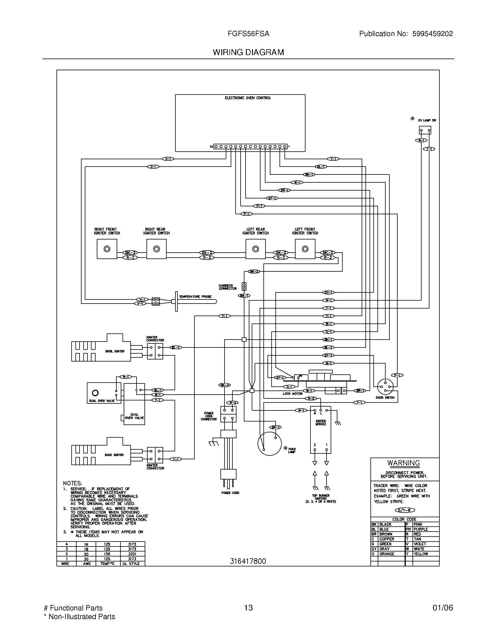 13 - WIRING DIAGRAM