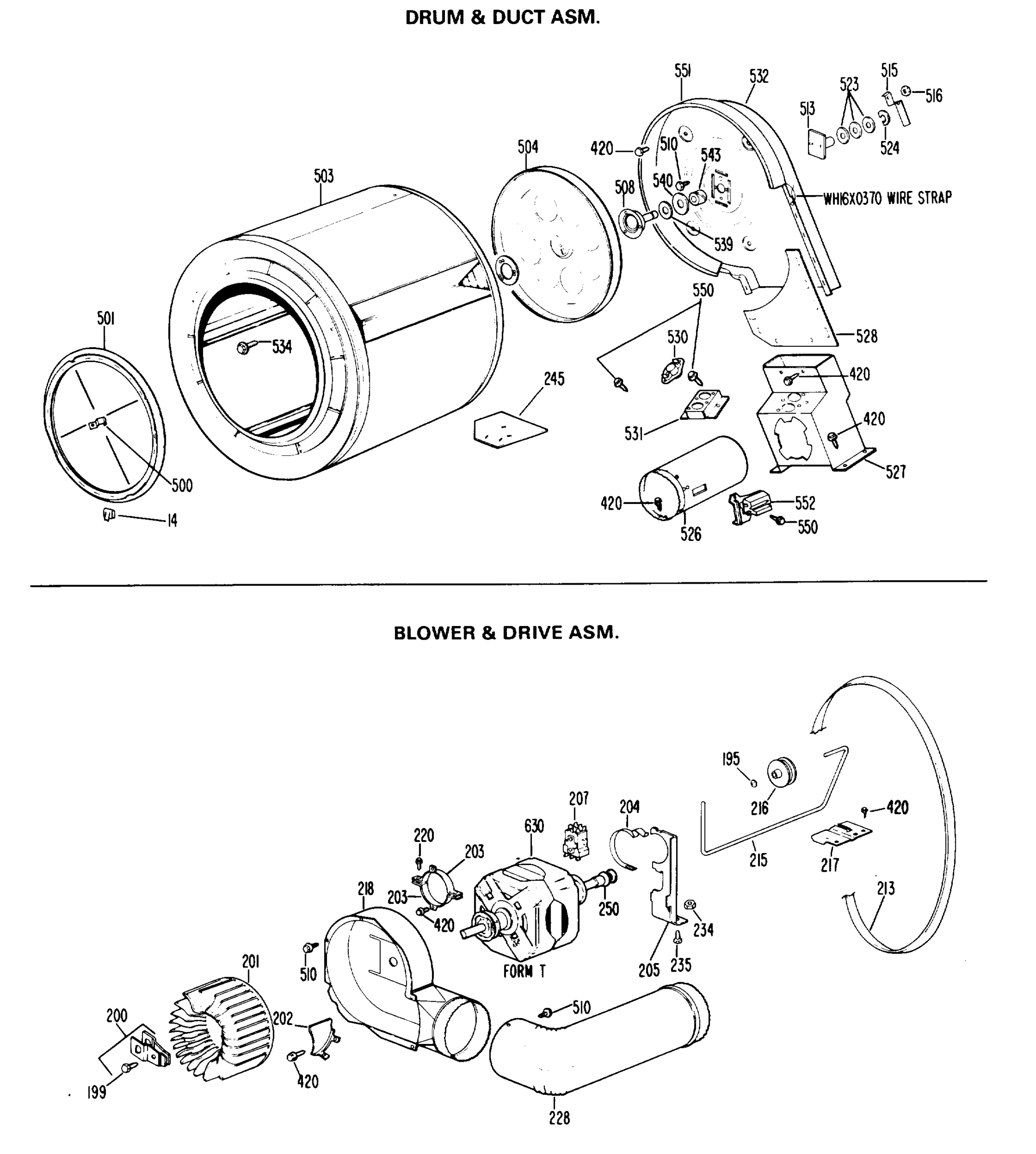 DRUM & DUCT ASM.