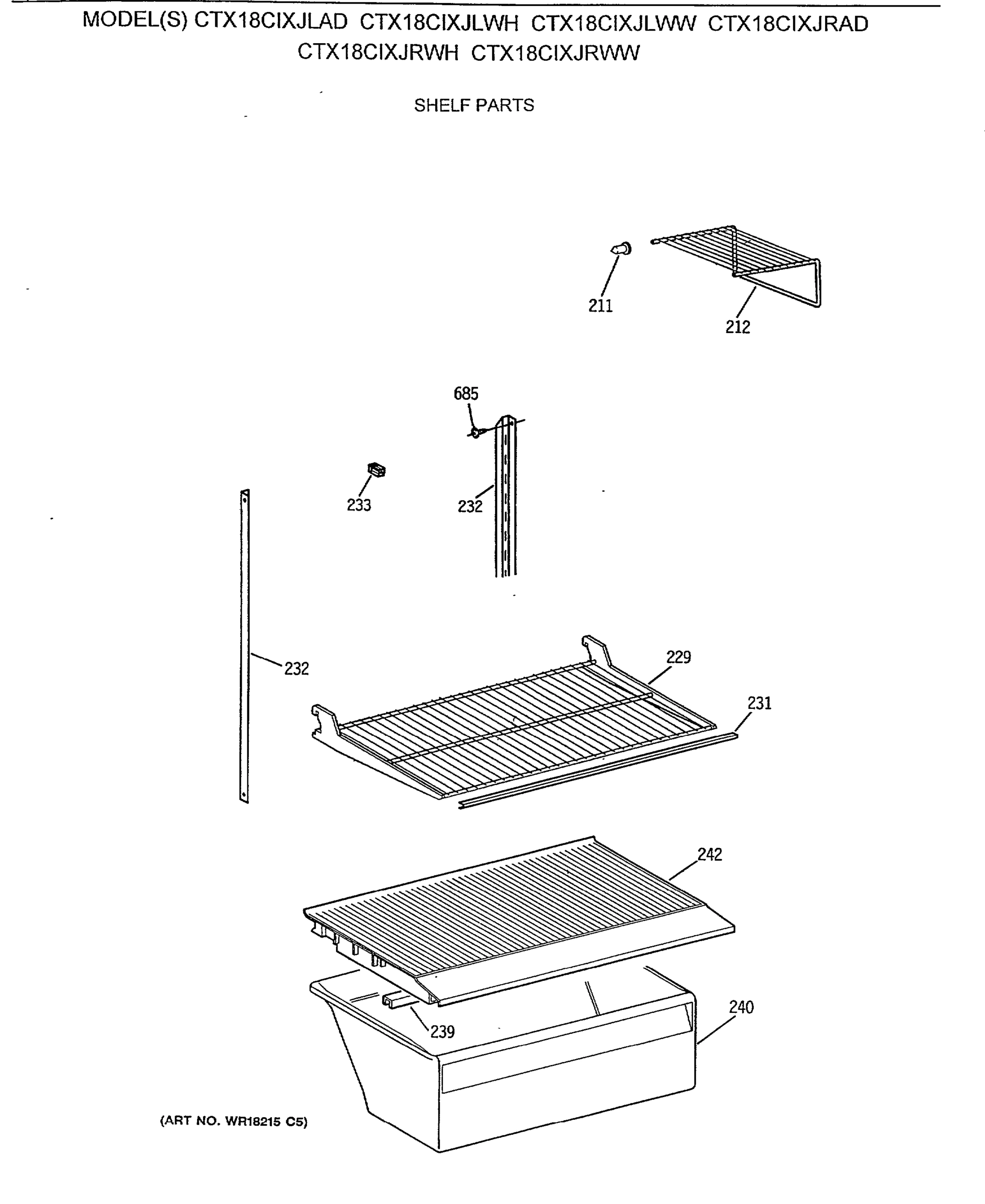 SHELF PARTS
