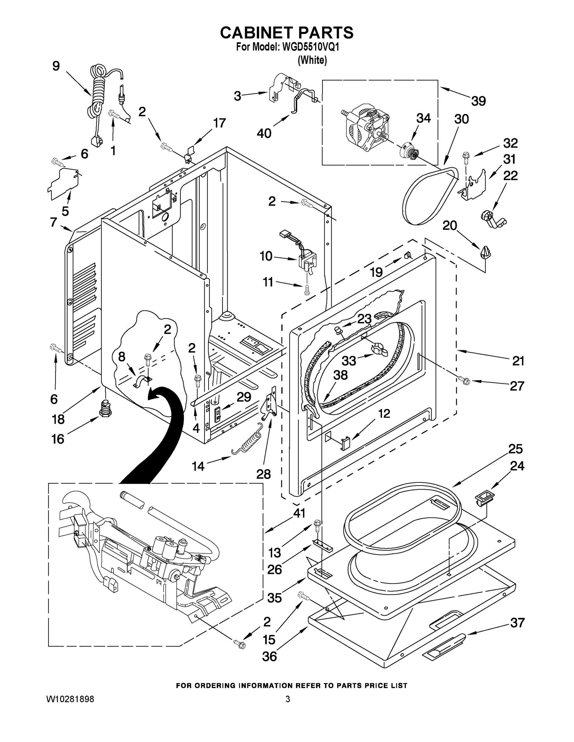 02 - CABINET PARTS