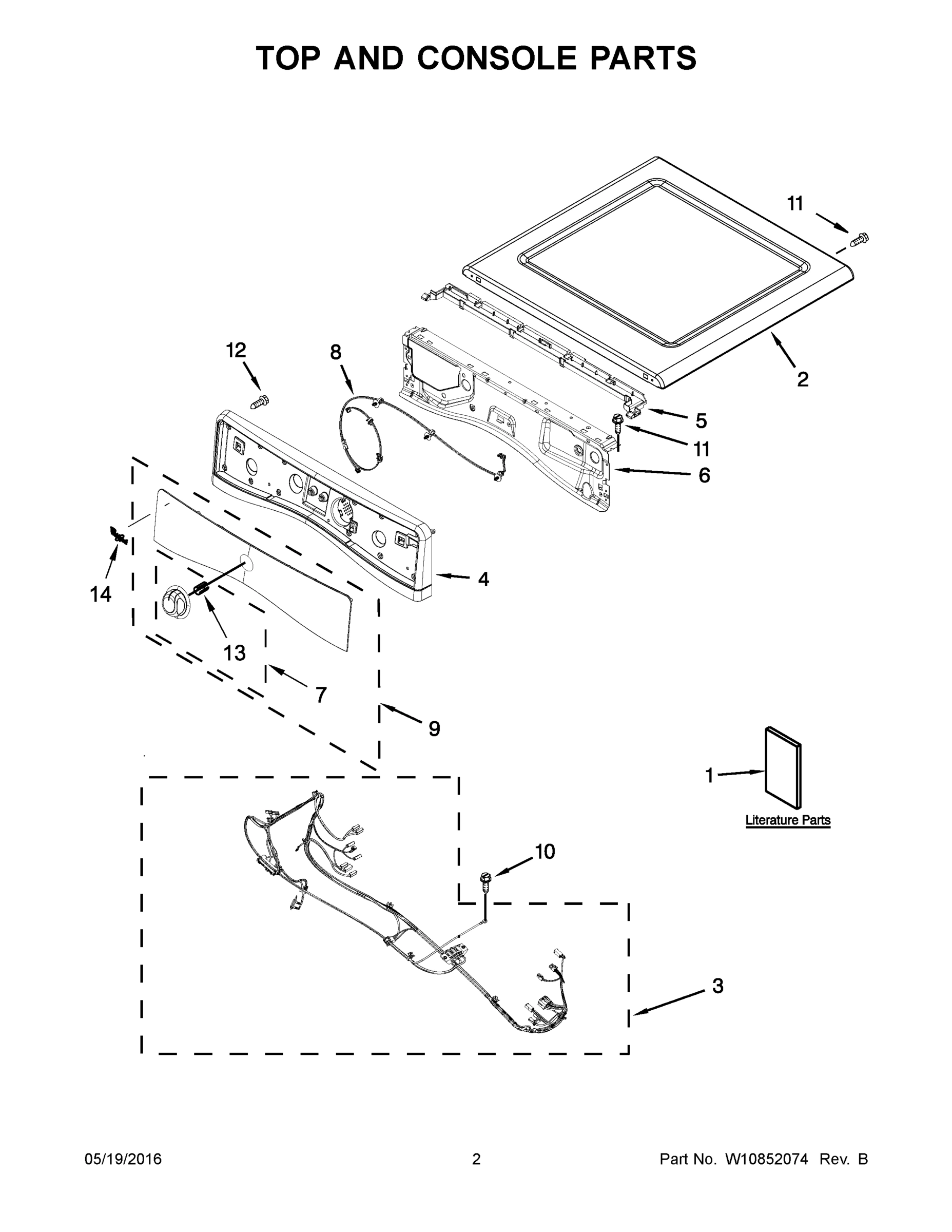 02 - TOP AND CONSOLE PARTS