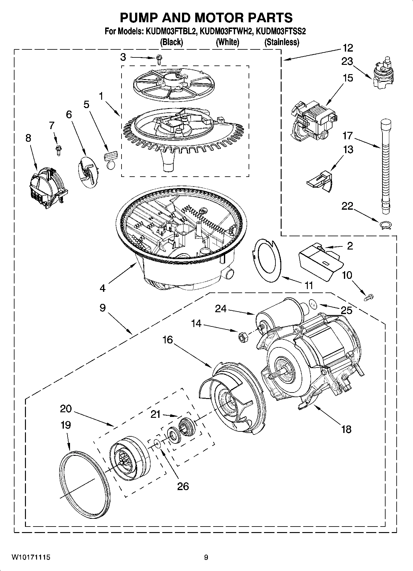 08 - PUMP AND MOTOR PARTS