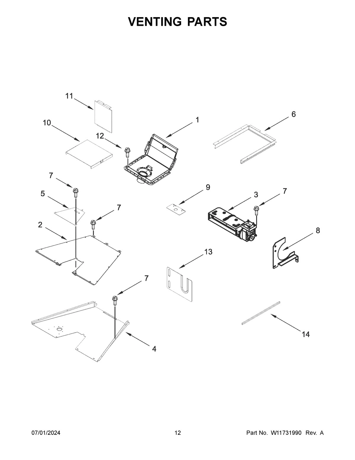 07 - VENTING PARTS