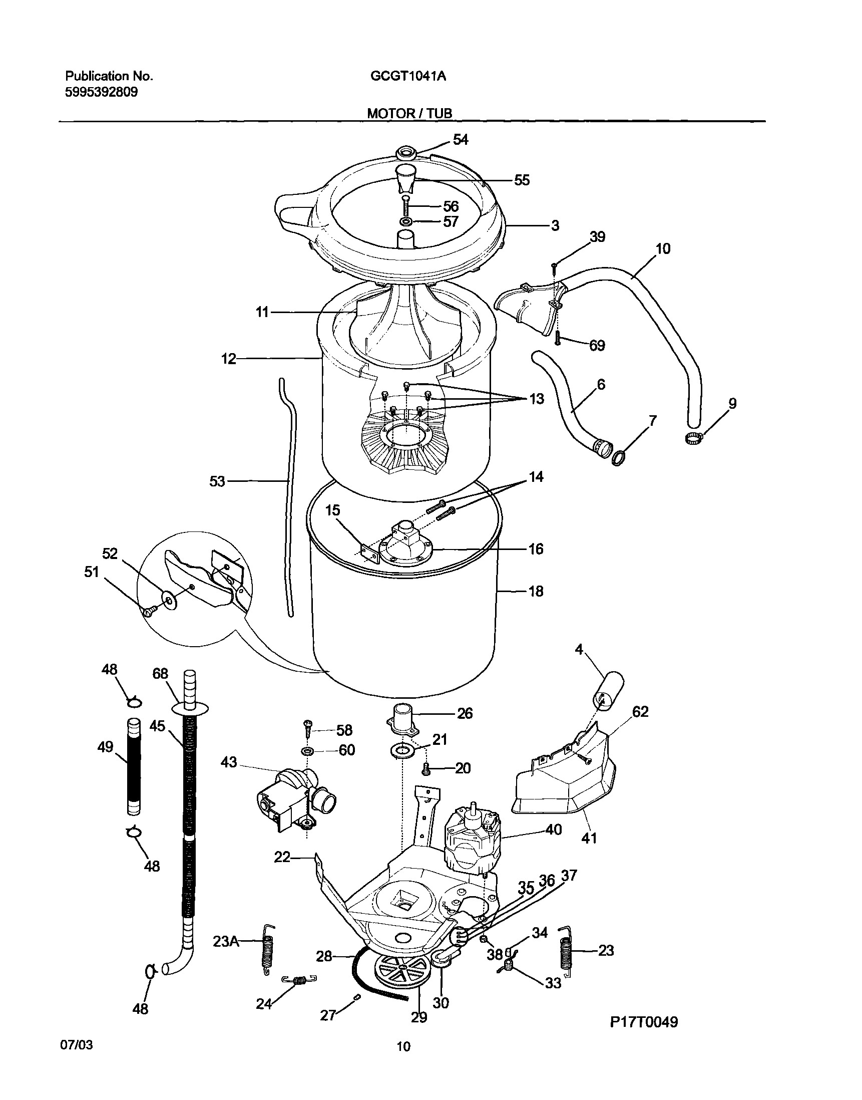 11 - MOTOR/TUB