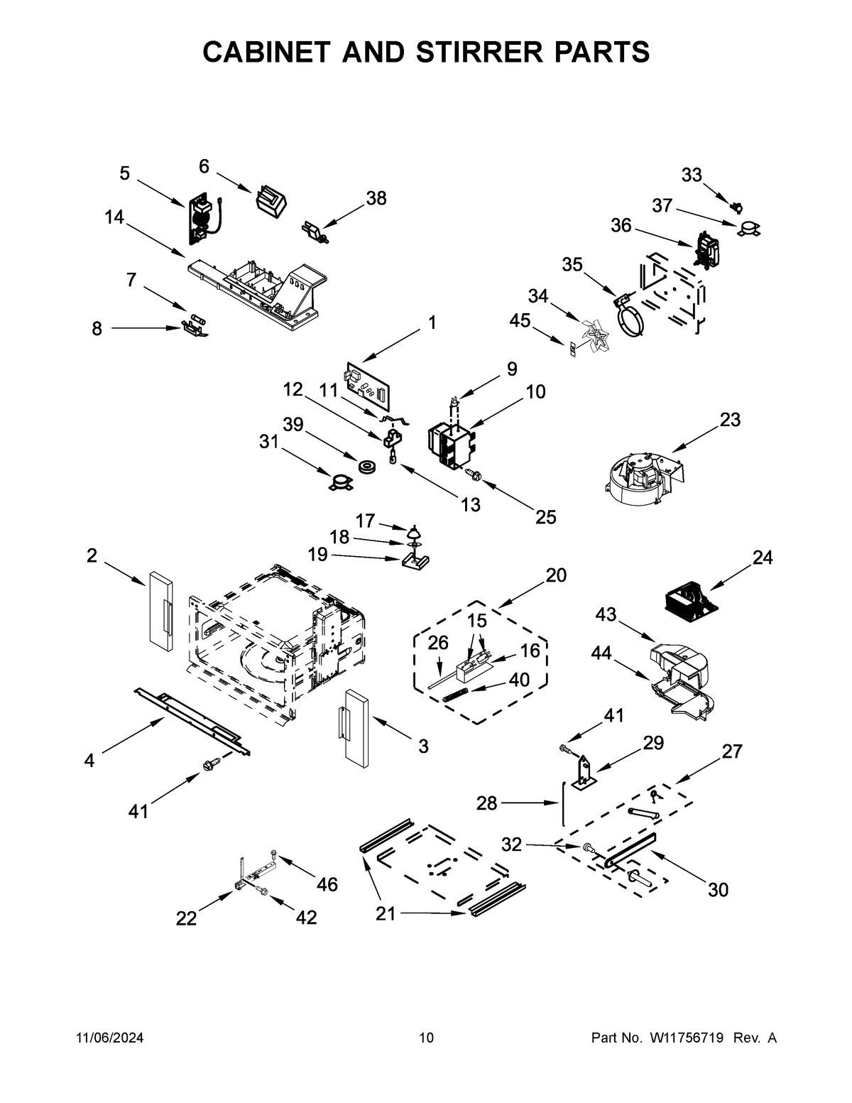 06 - CABINET AND STIRRER PARTS