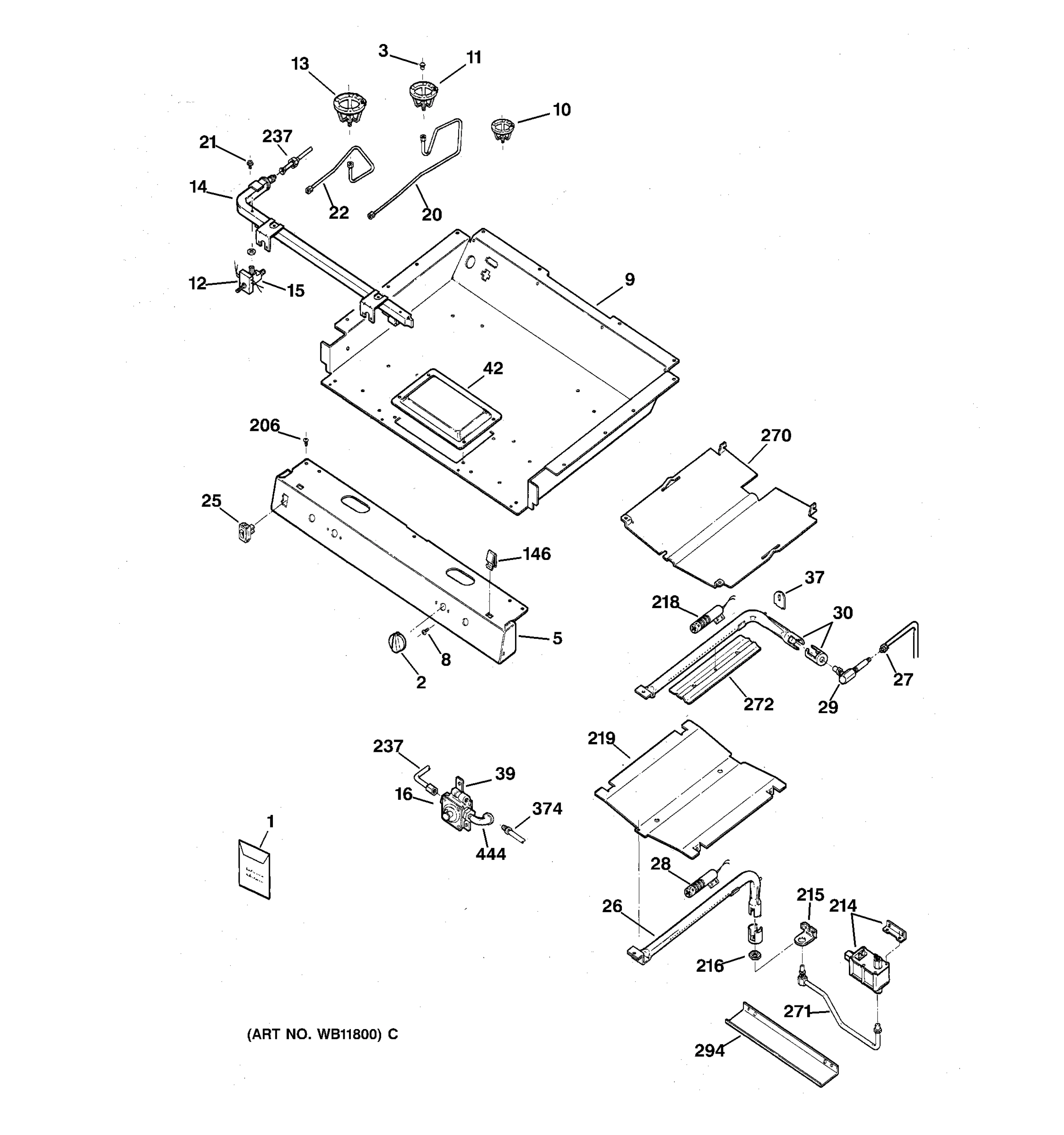 GAS BURNER PARTS