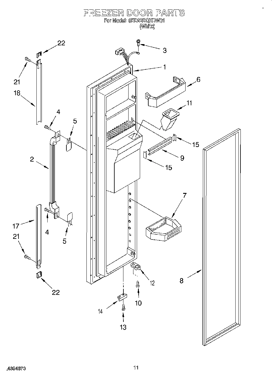 08 - FREEZER DOOR