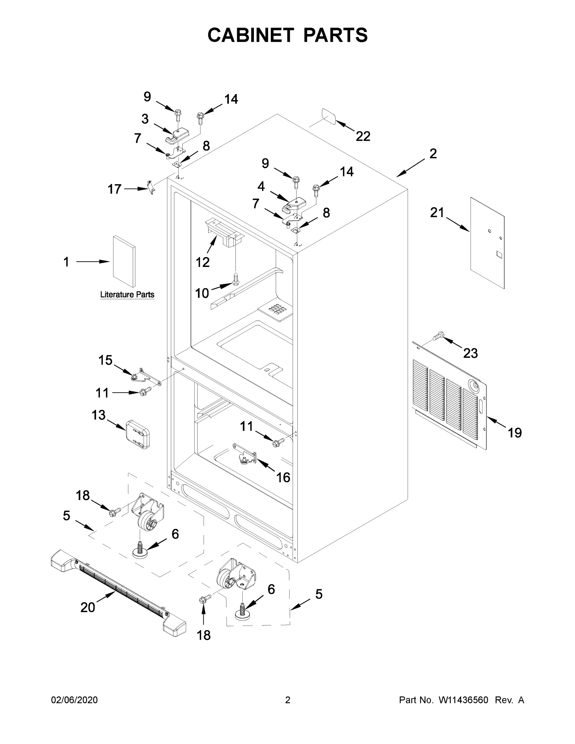 02 - CABINET PARTS