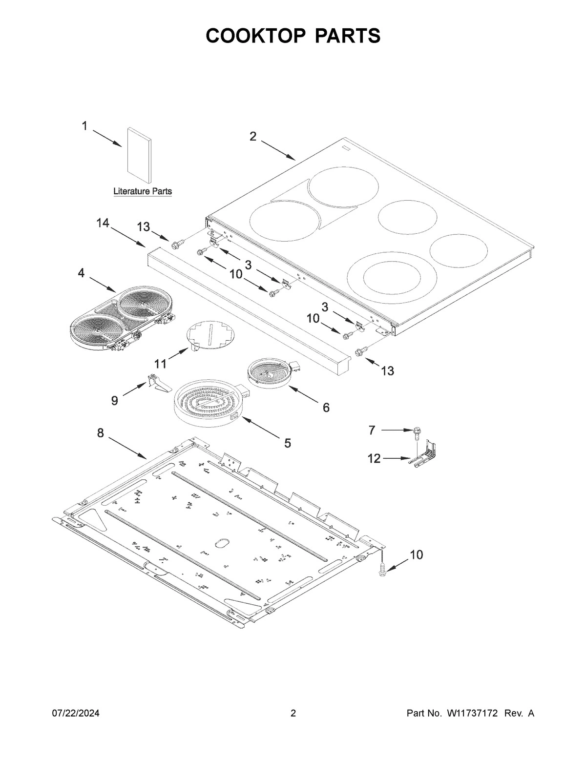 02 - COOKTOP PARTS