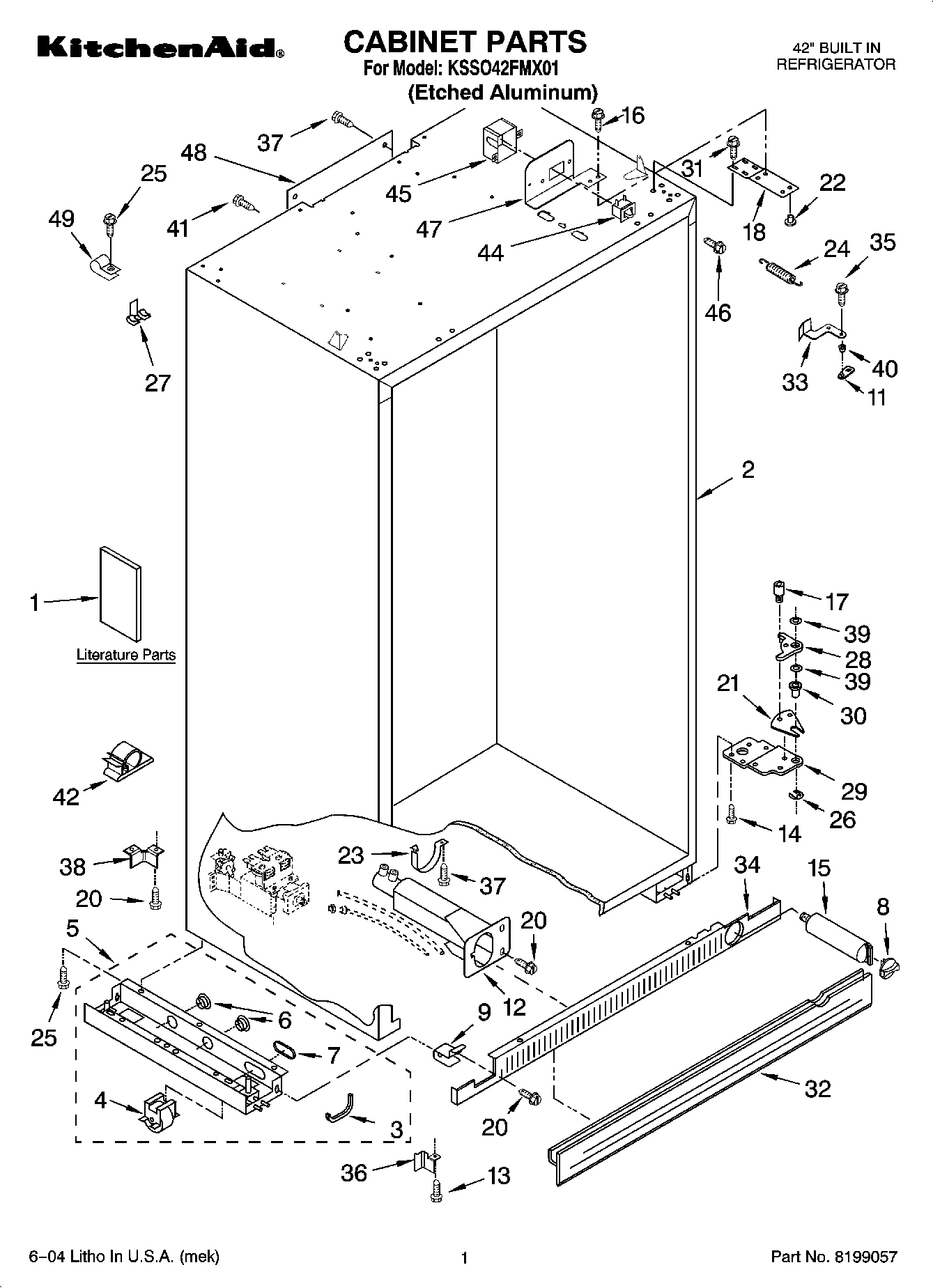 01 - CABINET PARTS