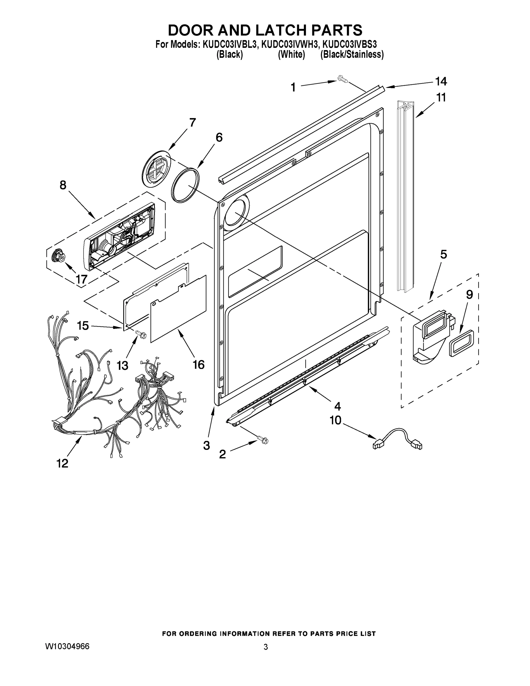 03 - DOOR AND LATCH PARTS