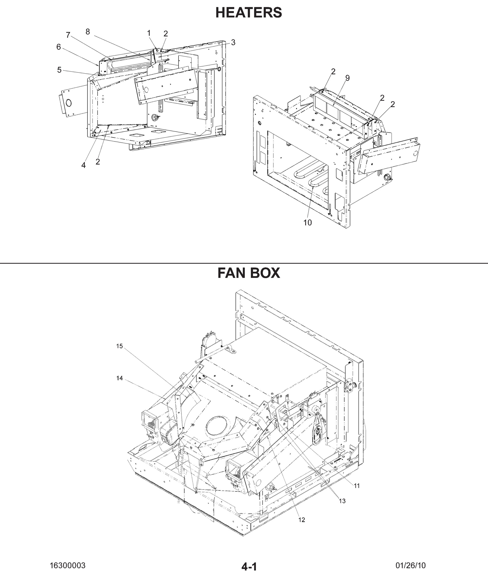 HEATERS / FAN BOX