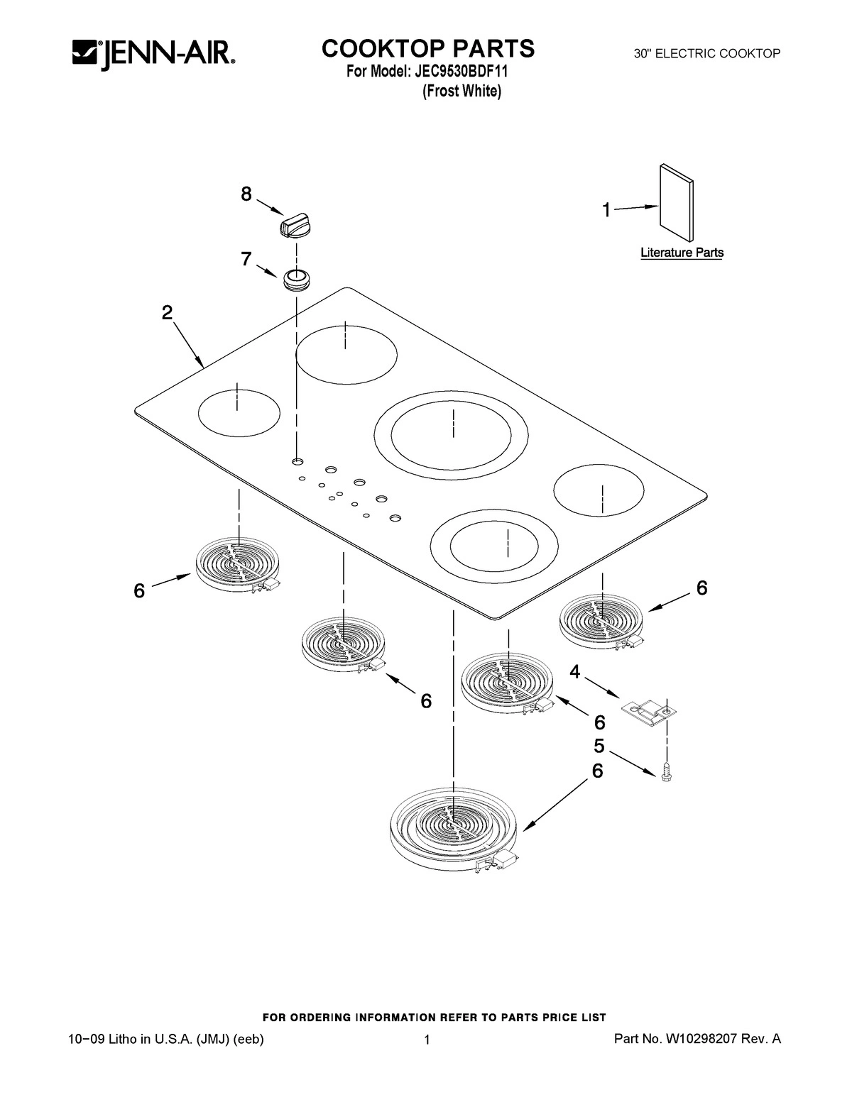 01 - COOKTOP PARTS